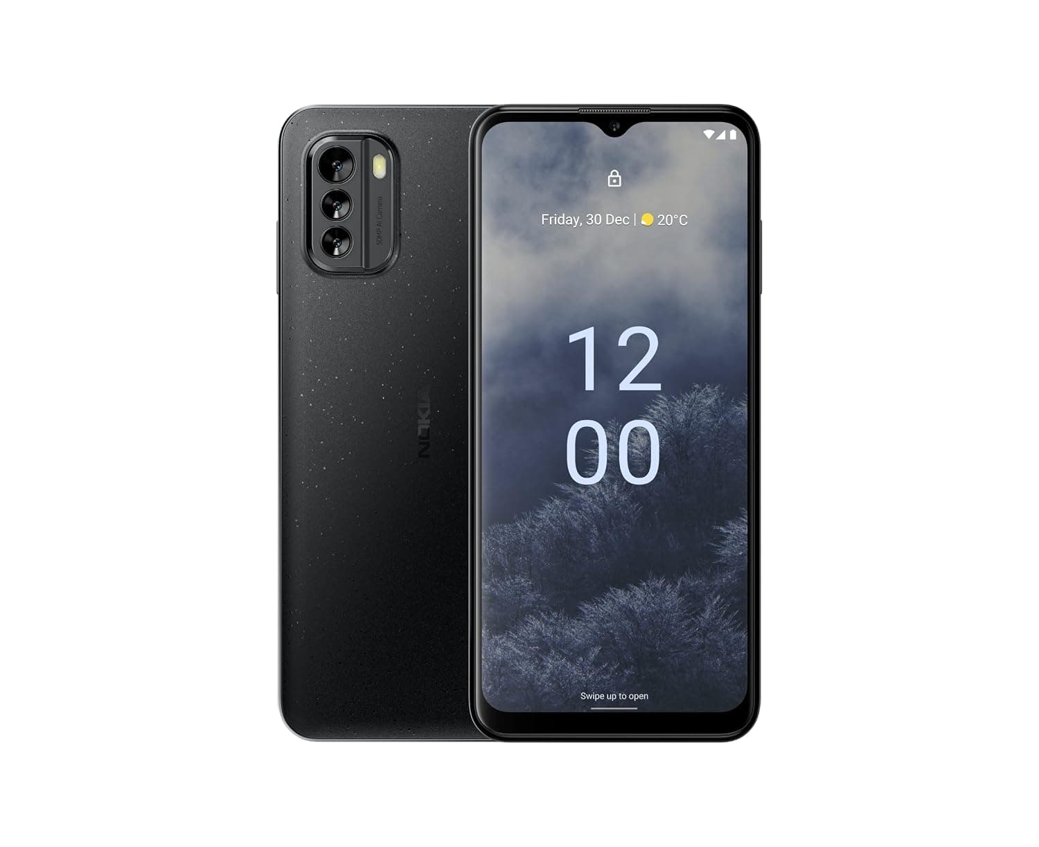 Nokia G60 5G Smartphone, 6.58” HD+ 120Hz display, 6GB RAM,128GB Storage, Black, 101Q7505H038, G60 5G Black