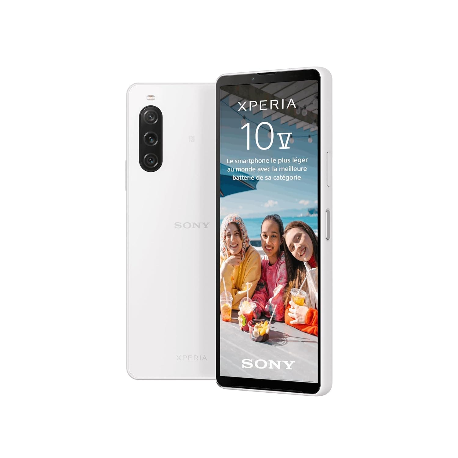 Sony Xperia 10 V DUAL-SIM 128GB ROM + 6GB RAM (GSM Only|No CDMA) Factory Unlocked 5G Smartphone (White) - International Version