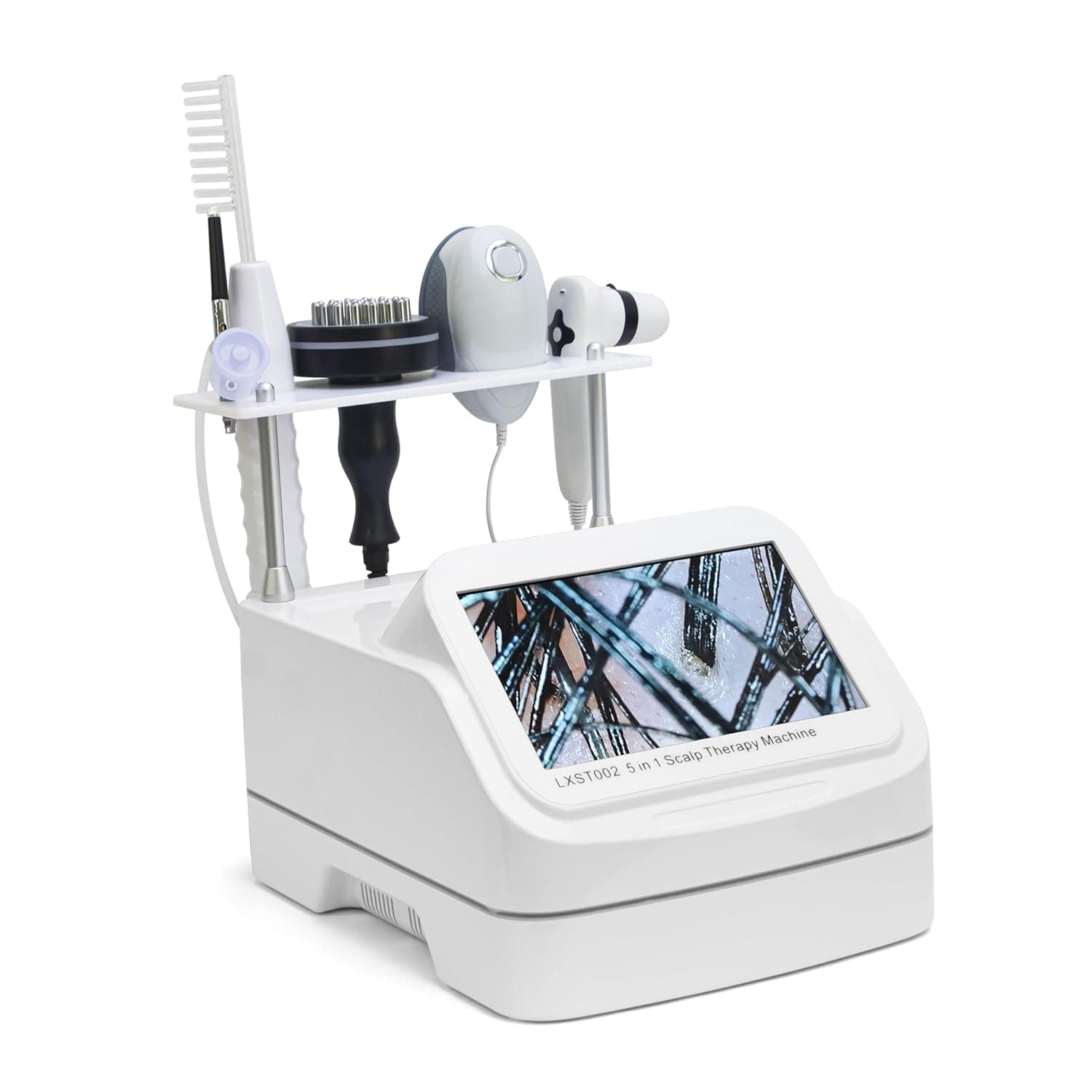 جهاز العناية بالشعر متعدد الوظائف 5 في 1 من اليتزيا، جهاز كشف عالي الدقة مدلك بمقبض بخاخ ET2205S