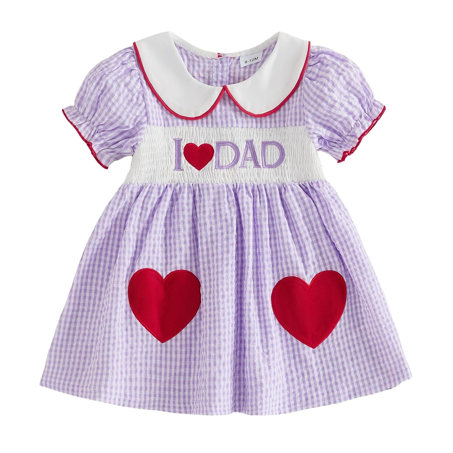 Baby Girl Halloween Outfit Toddler Ghost Embroidery Smocked Dress Doll Collar Stripes Halloween Dresses for Girls
