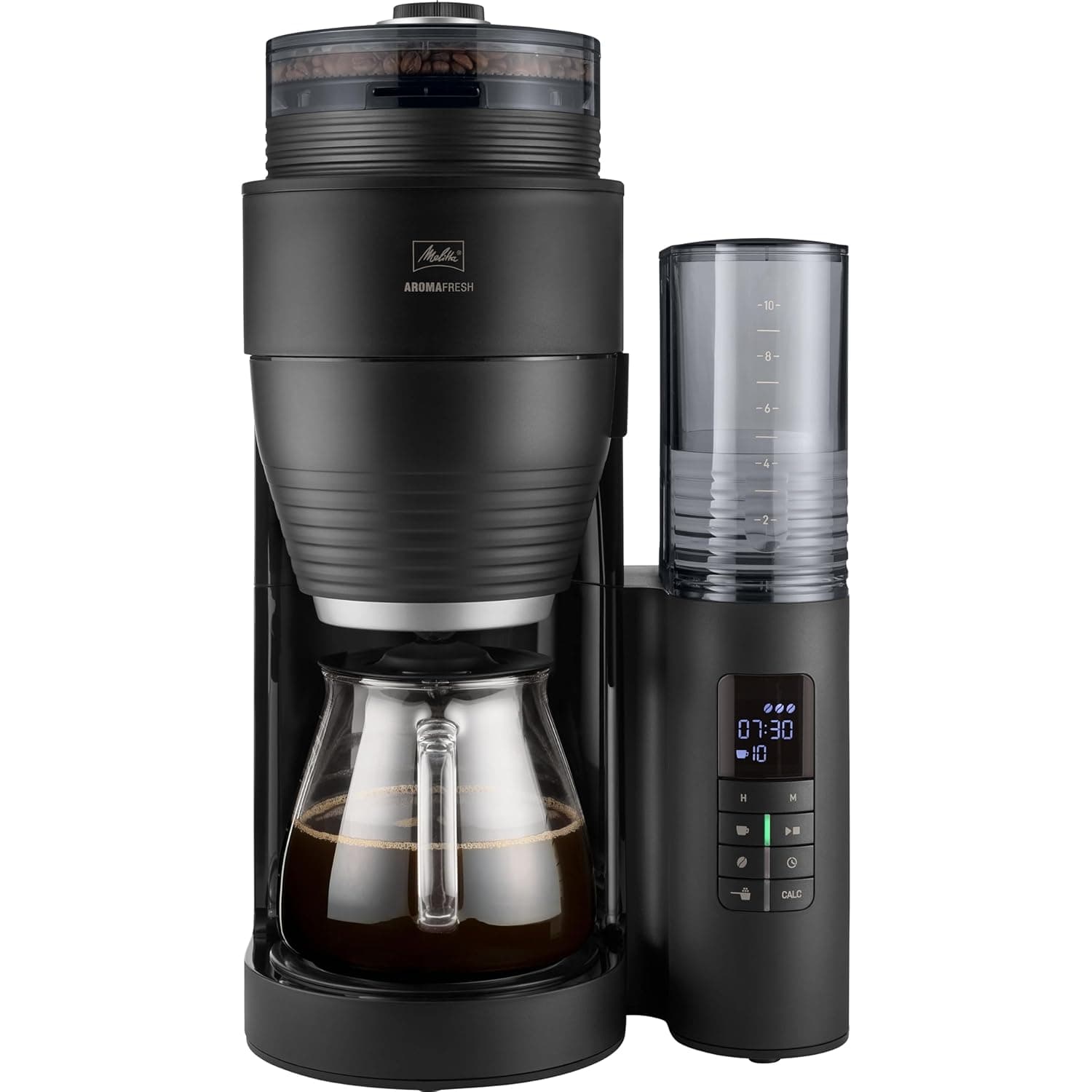 Melitta Aromafresh X, New-Gen Filter Coffee Machine with Grinder & Jug, 1030-06, Grind & Brew