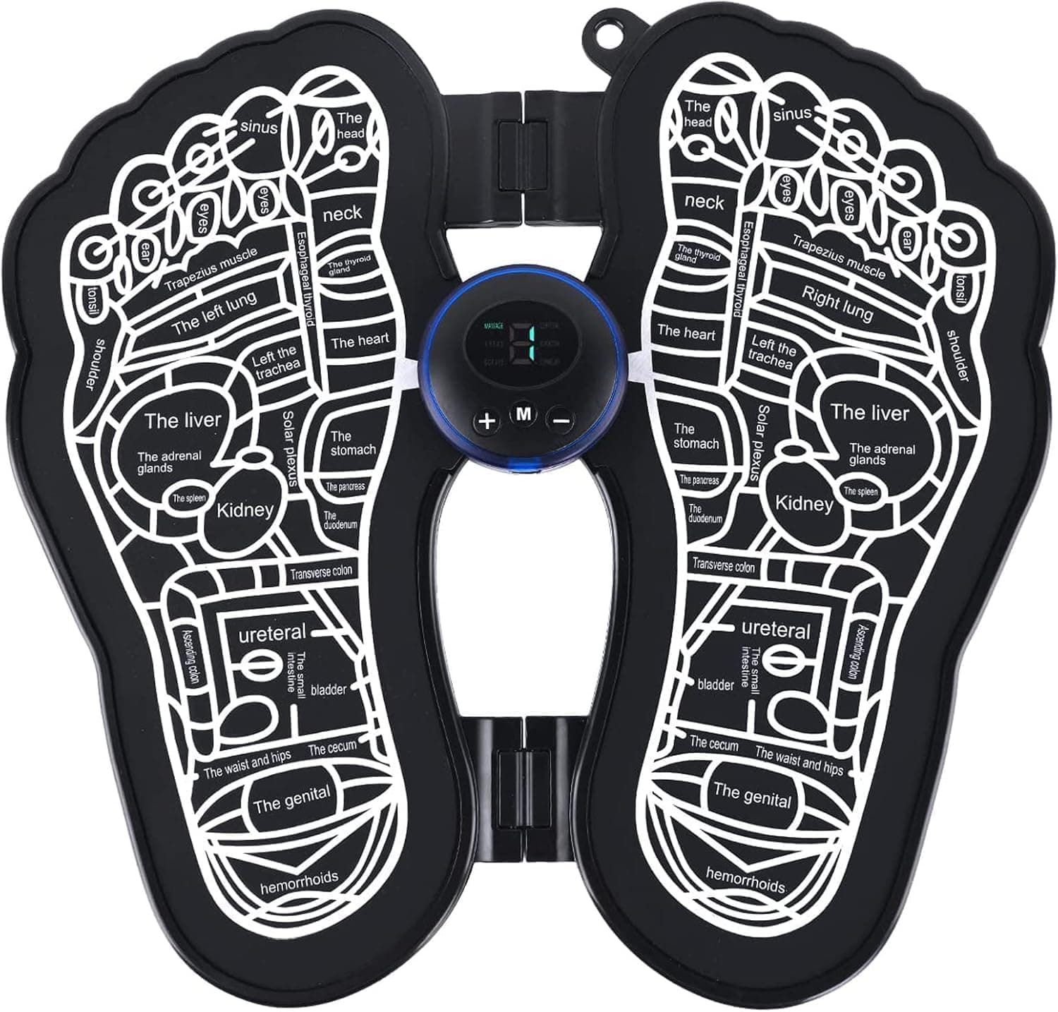 Bolivia's Foot Massager Pad, Heated Shiatsu Kneading Mat, USB Rechargeable Cordless, 6 Vibration Modes 9 Intensities, Automatic Shut-Off, Pain Relief for Legs, Fatigue Reduction, and Relaxation