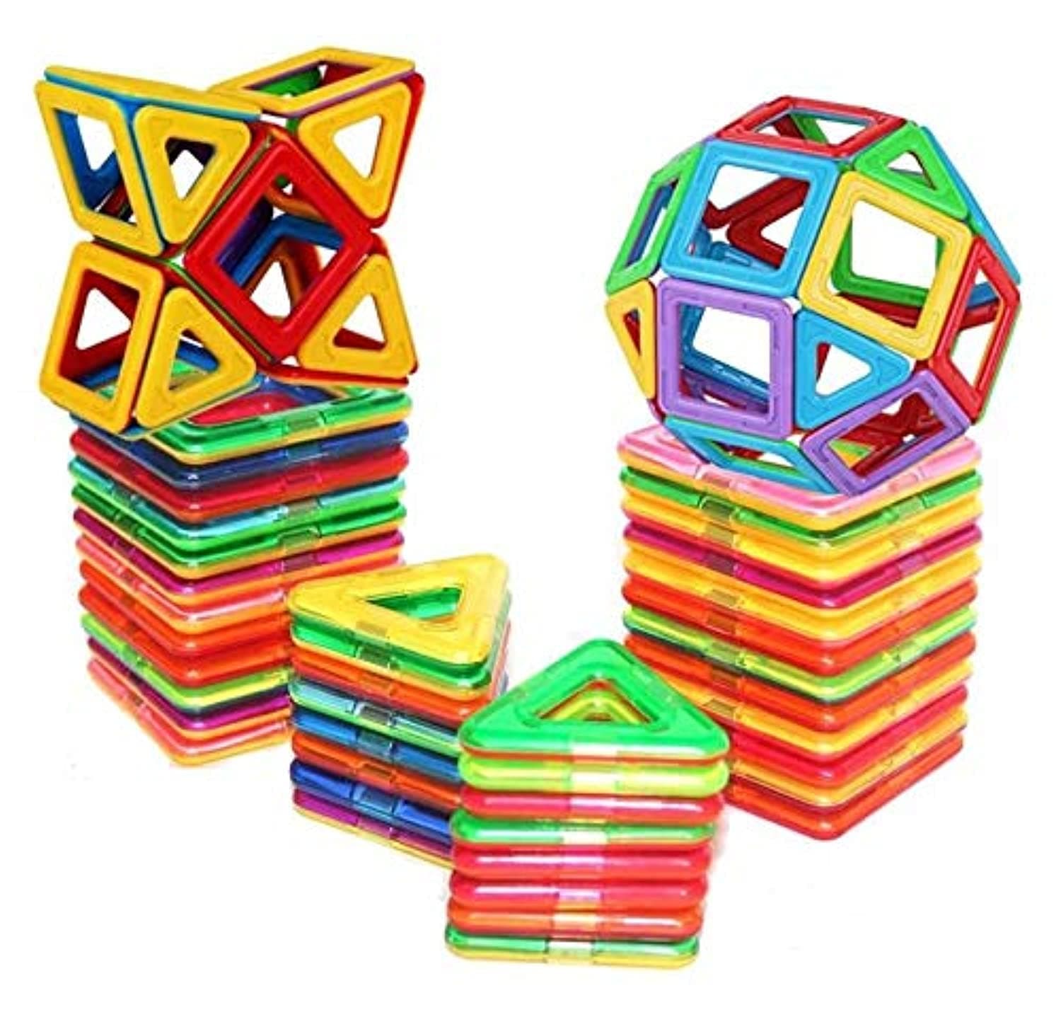SCIENISH Boys, Girls and Kids Magnetic Educational Building Blocks Tiles Toys Set - 36 Piece