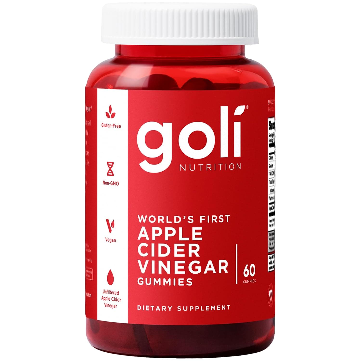 Goli Apple Cider Vinegar Gummies 60pcs