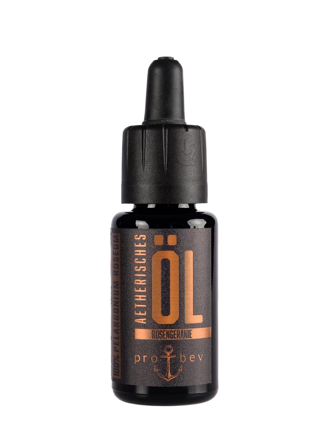 Rose Geranium - 20ml Pelargonium Roseum - 100% Natural & Laboratory Tested - GC/MS Tested in German Laboratory - Intense Geranium Fragrance - Aromatherapy & Cosmetics - in Mron Glass Bottle