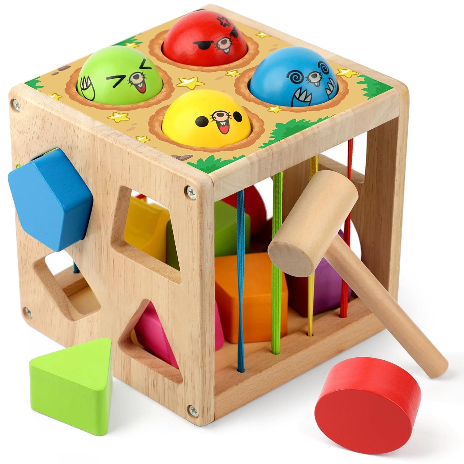 Coogam Wooden Montessori Toys for for 1 2 3 Year Old Toddlers