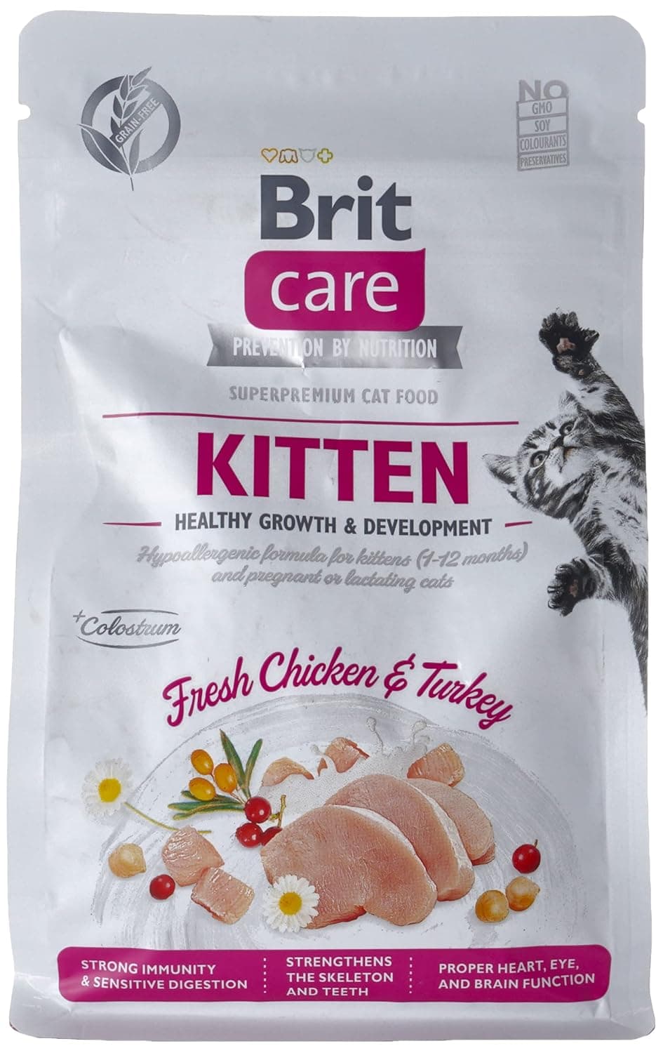 Brit care cat grain-free kitten healthy growth & development