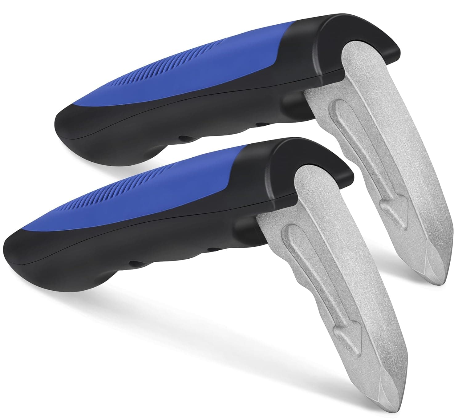 Car Support Handle, Ergonomic Non Slip Grip 400LBS Load Capacity Emergency Window Breaker for Elderly Getting In and Out of the Vehicle (Blue 2 Pieces)