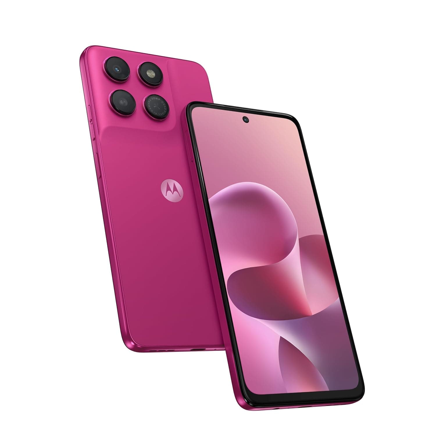 Motorola moto g37 5G, 4GB+8GB RAM Boost, 128GB, 50MP camera, 6.67" 120Hz Display, 5100mAh, MTK Dimensity 6300, Gorilla Glass 7i, PANTONE Fuchsia Red