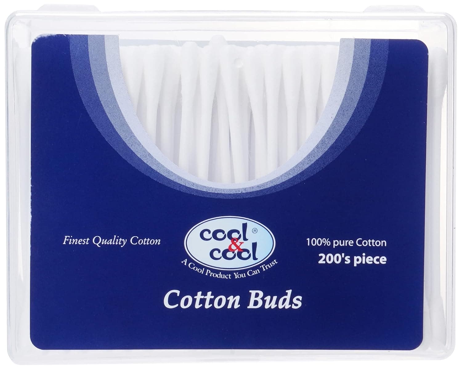 Cool & Cool Cotton Buds, Multi Colors, 200's Box