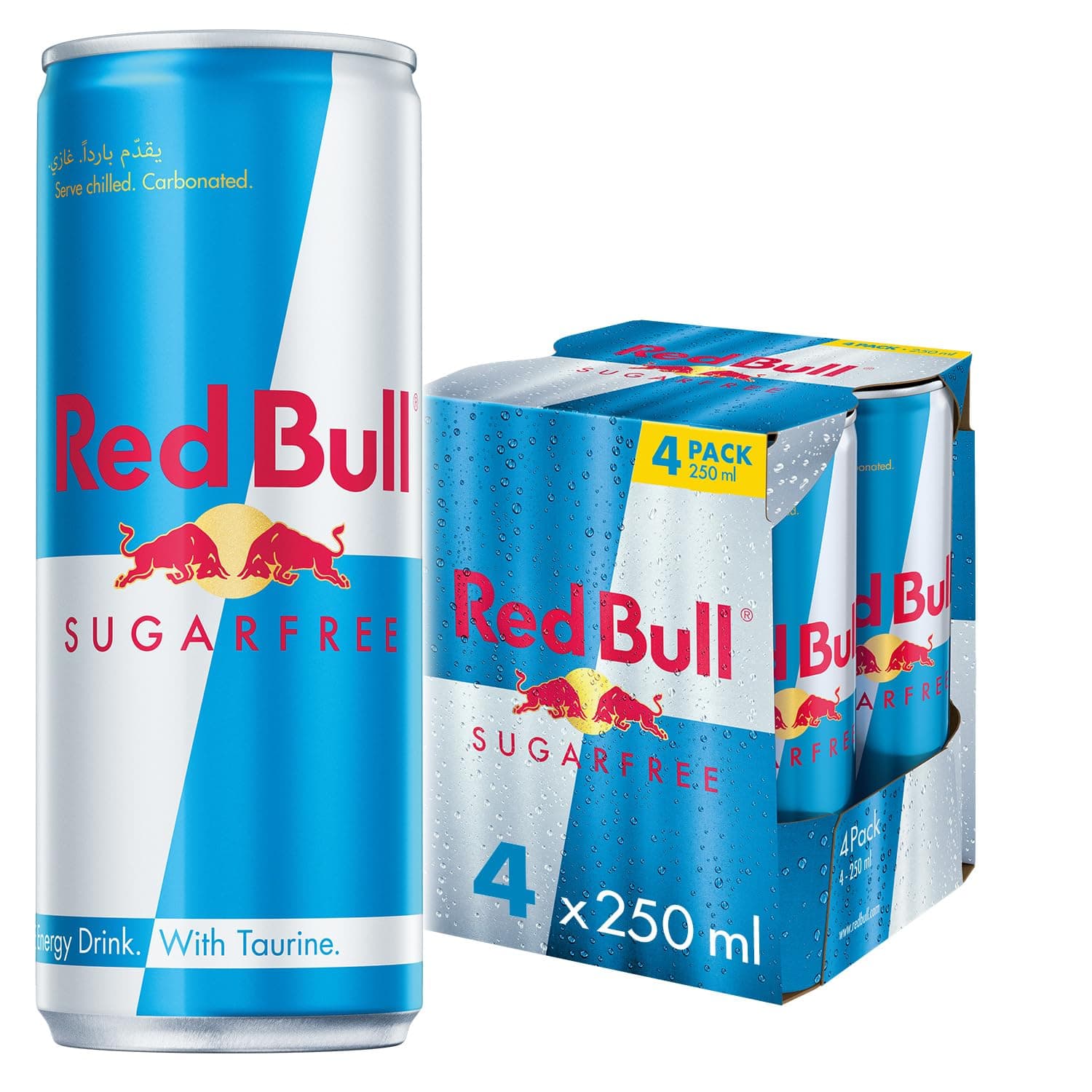 Red Bull Energy Drink Sugarfree 250ml 4Pack