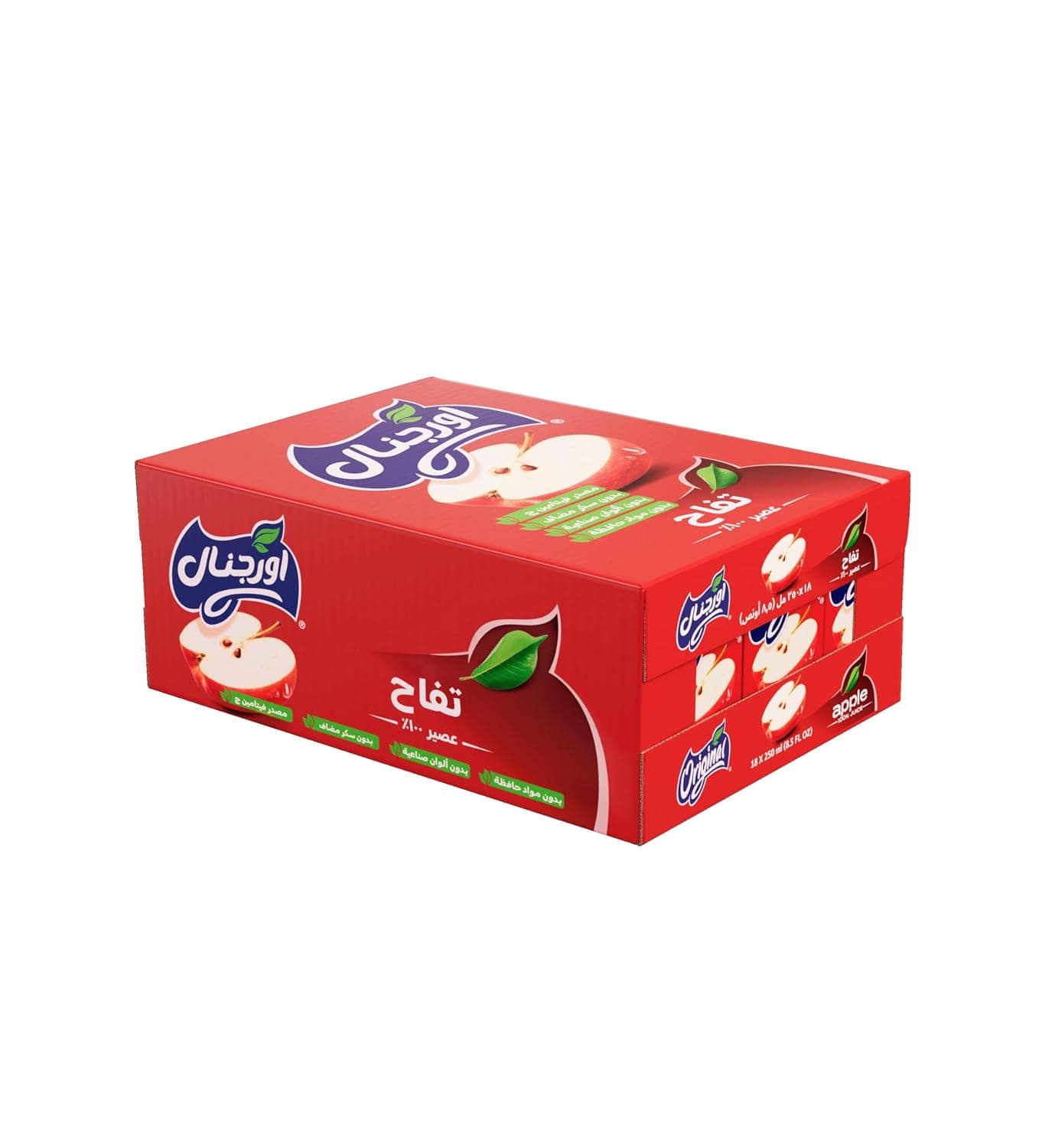 Original Apple Flavour Drink, Tetra Pack, 18 x 250 ml