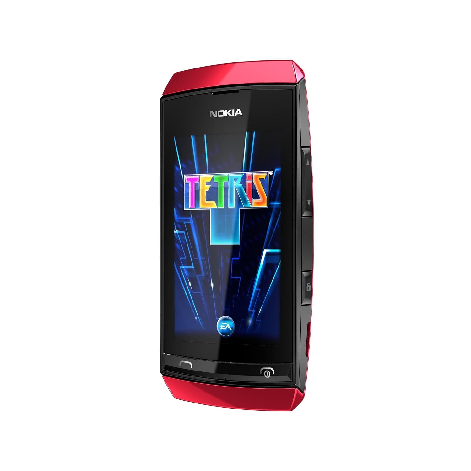 Nokia Asha 305 Dual-SIM 10MB (GSM Only | No CDMA) Factory Unlocked 2G Phone (Red) - International Version