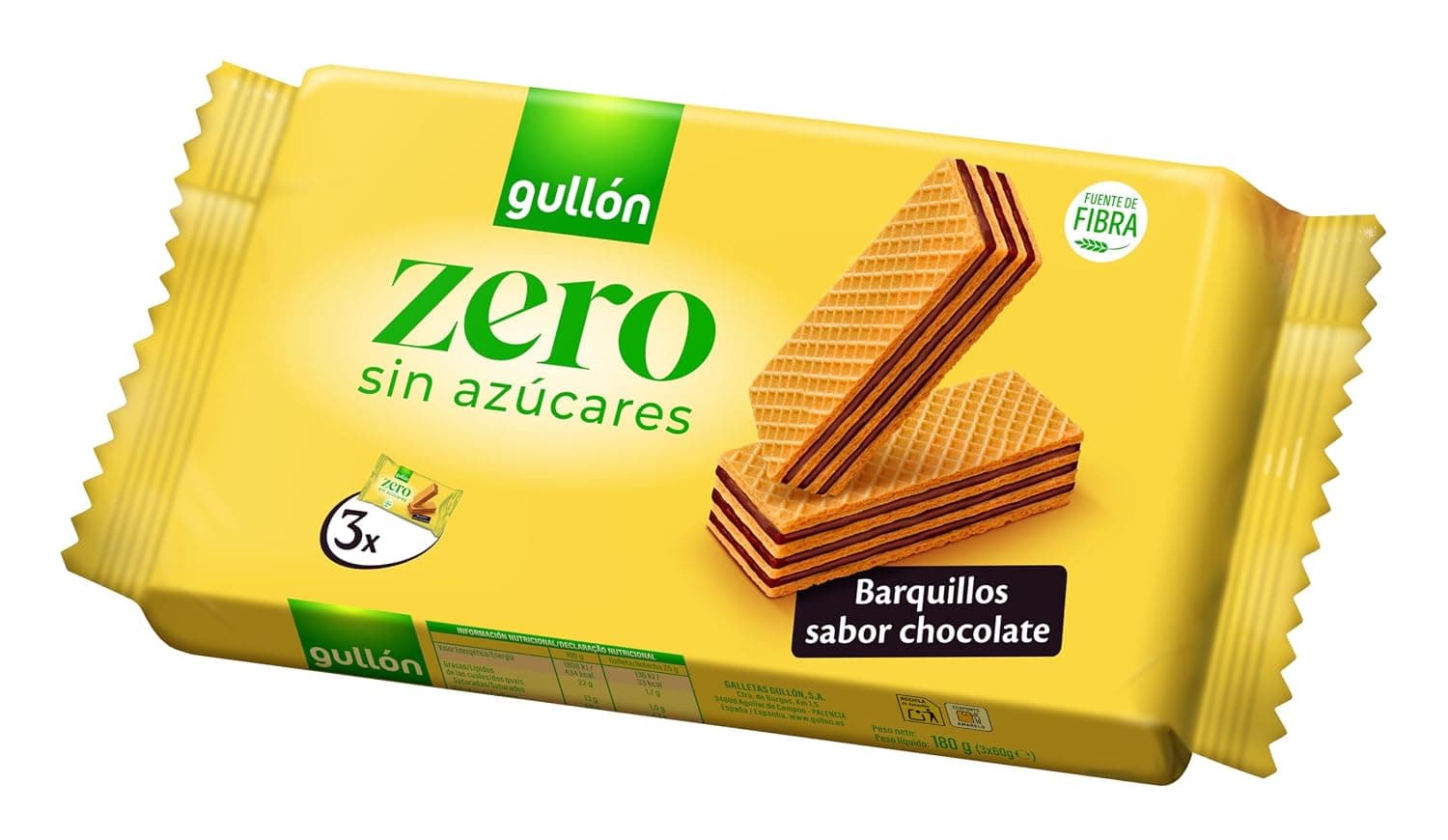 Gullon Zero Sugar Free Choco Wafer 180g