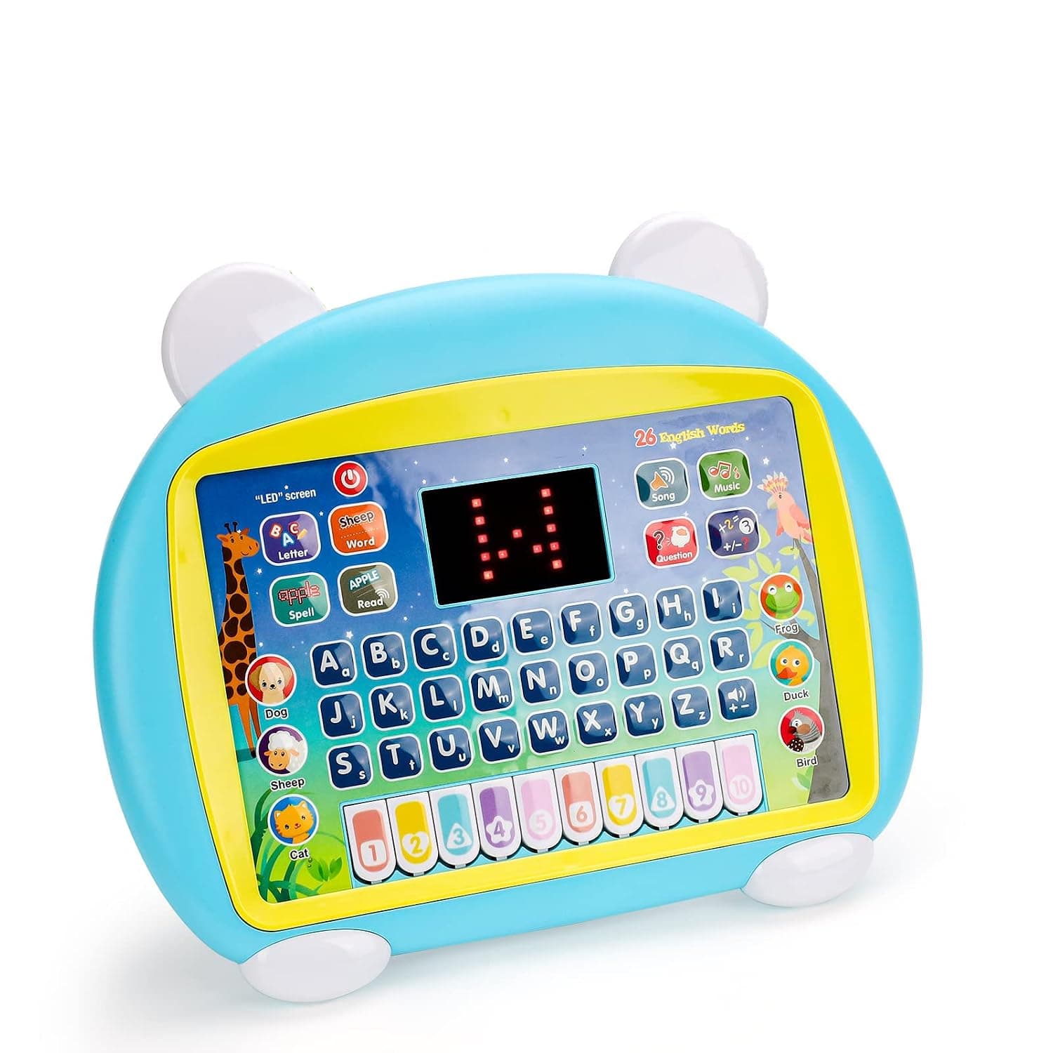 1-2-3 Year Old Girl Boy Gifts-Toddlers Learning Toys for 2-5 Year Old Girls Boys Birthday Presents Gift for Kids Boy Age 1-2-3-4 Year Old Toddler Tablet Interactive Educational Toy Laptop for Kid Game