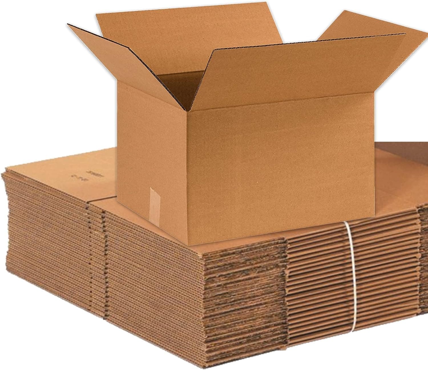 5 Pcs AL FAKHAMA Medium Shipping Boxes (16"L x 12"W x 8"H / 40x30x20 CM) – 3-Ply Corrugated Cardboard Boxes for Packing, Moving & Storage