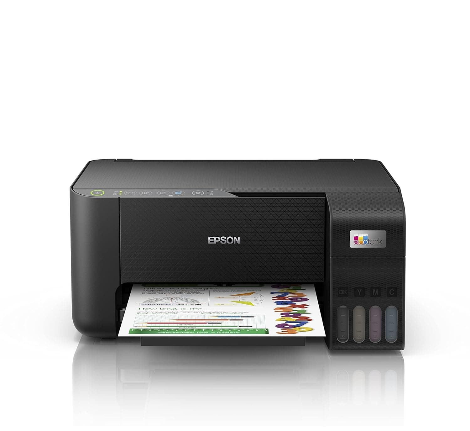 Epson EcoTank L3250 Home ink tank printer A4, colour, 3-in-1 printer with WiFi and SmartPanel App connectivity, Black (KSA Warranty)