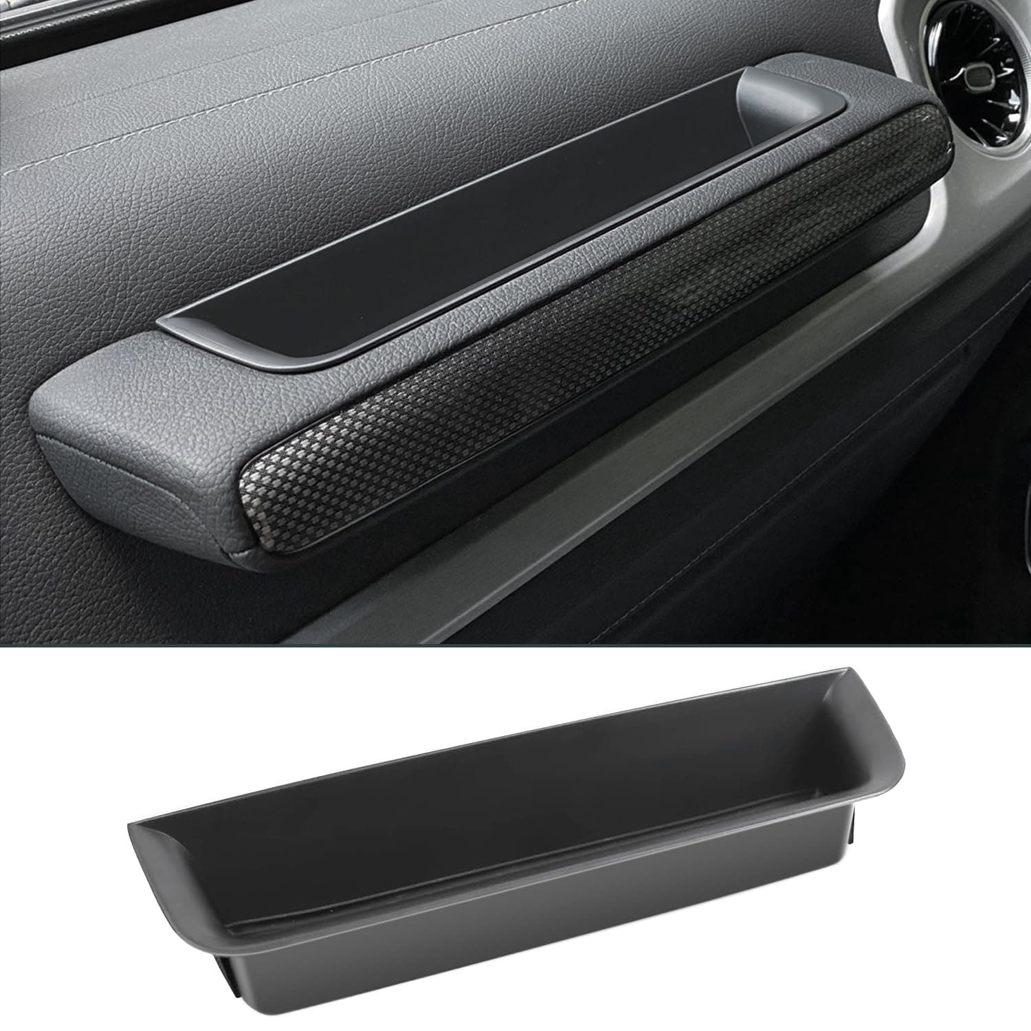 Dashboard Grab Handle Organizer for 2019–2025 Mercedes-Benz G-Wagon W464 G550/G580/G63 AMG, Passenger Grab Bar Storage Tray Insert Interior Accessories