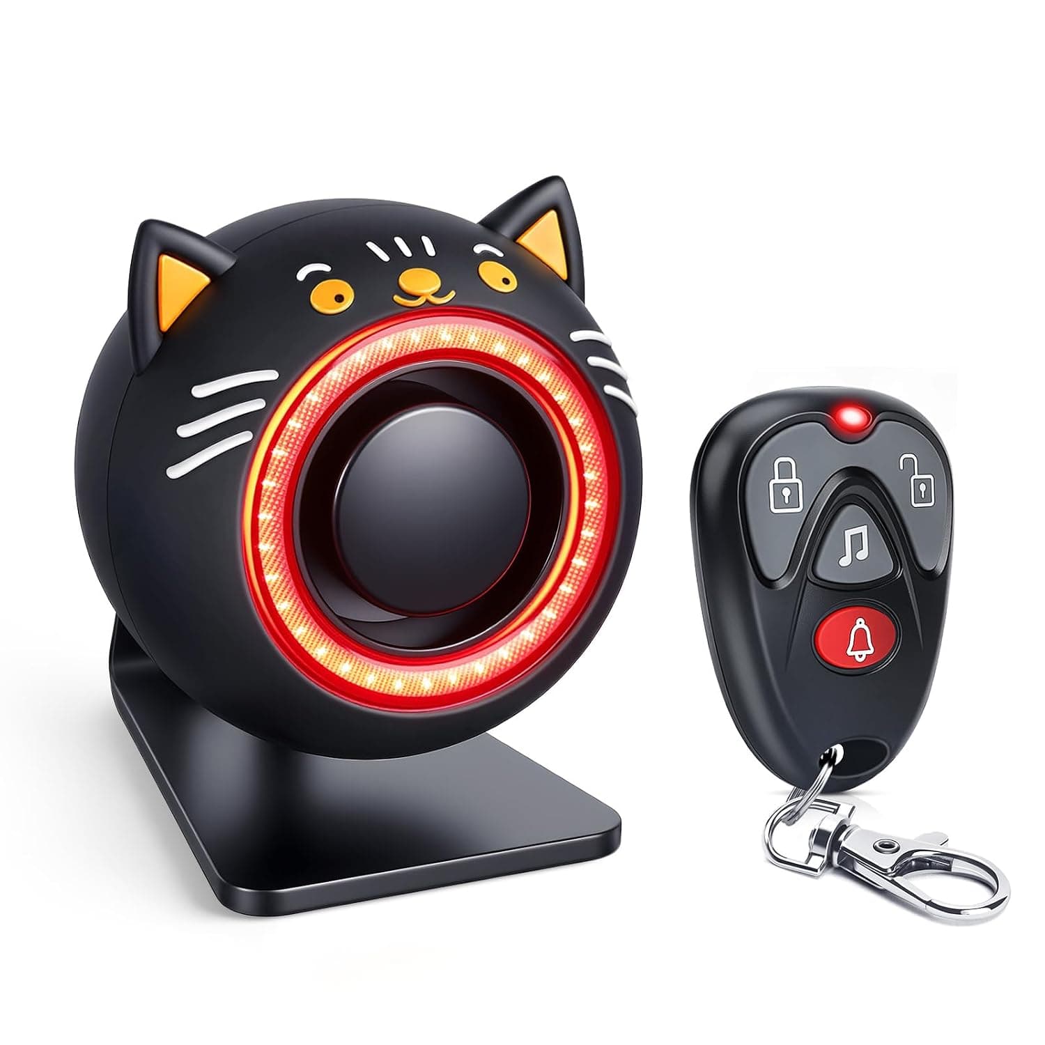 Car Alarm System, 120dB with Motion Sensor Alarm & Red Light, Wireless Remote Anti Theft Car Device, USB Rechargeable Vehicle Security Alert Security Lights for Car, RV, SUV, Truck (Upgrade 5.0)