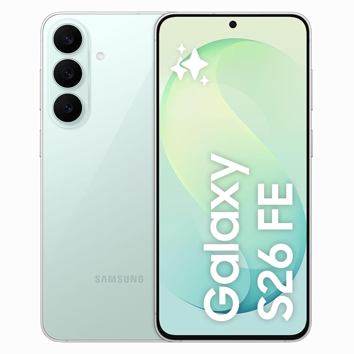 Samsung Galaxy S26 FE, Pistachio, 128GB, AI photo editor, 50MP camera, Photo Assist, My FanCam, Super Steady Video, 4900 mAh battery, 8GB memory, 1 Year Manufacturer Extended Warranty (KSA Version)