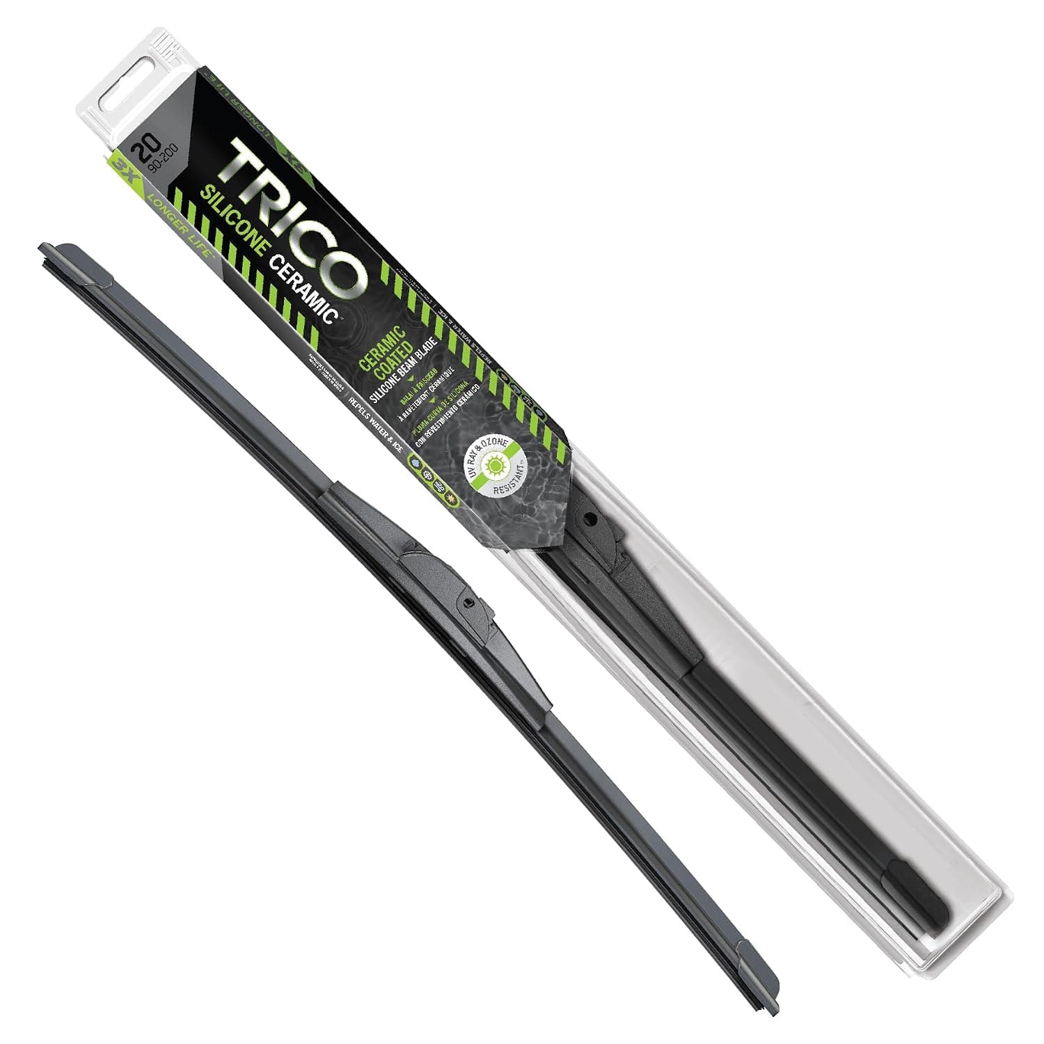 TRICO Silicone Ceramic™ (90-220) 22 inch Automotive Replacement Windshield Wiper Blades For my Car, Ceramic Coated Silicone Super Premium All Weather Beam Blade for Select Vehicle Models