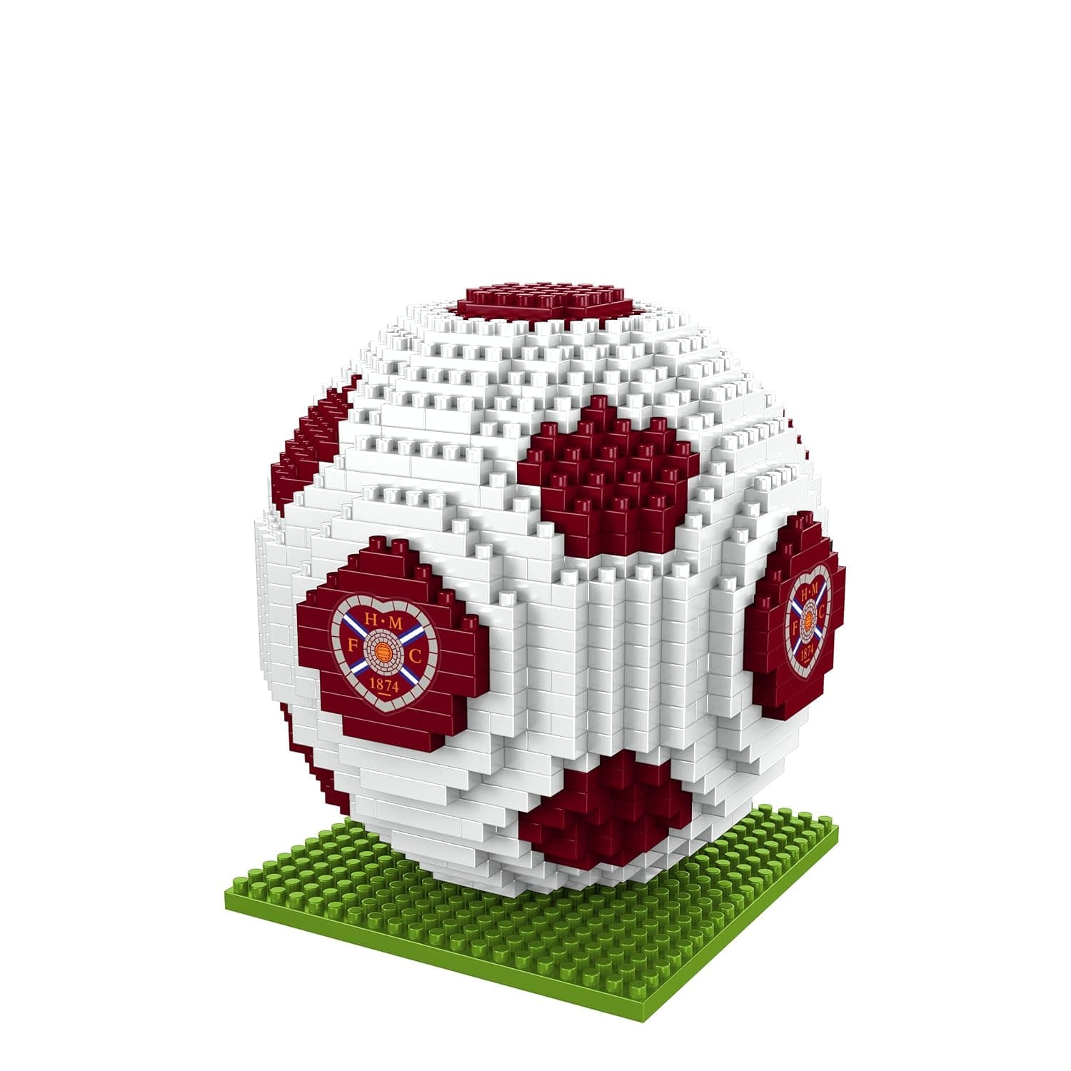 FOCO Officially Licensed Heart Of Midlothian FC 3D BRXLZ Football Logo Building Set Construction Toy