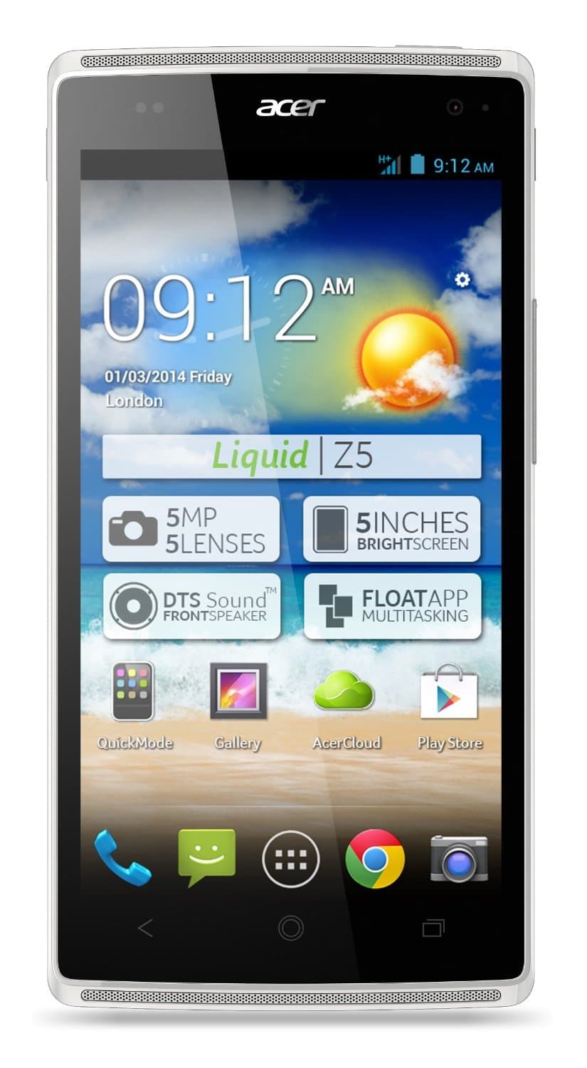 ACER LIQUID Z5 Z150 4GB WHITE FACTORY UNLOCKED SINGLE SIM 3G CELL PHONE