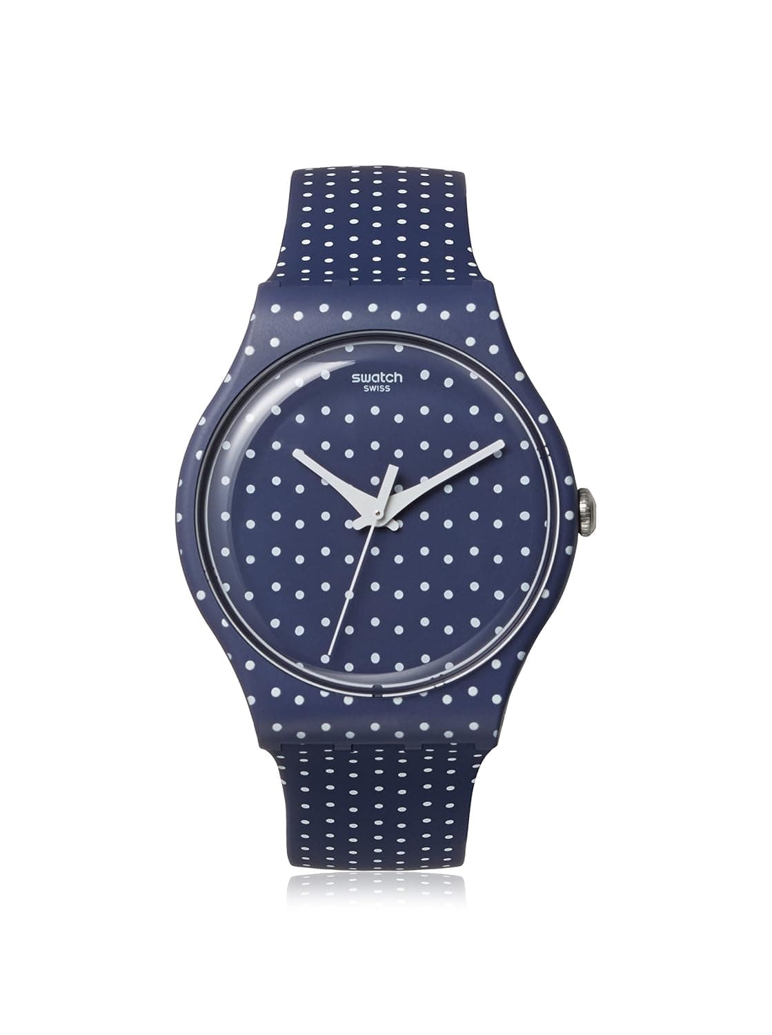 Swatch Unisex SUON106 For the Love of K Blue Polka Dot Watch