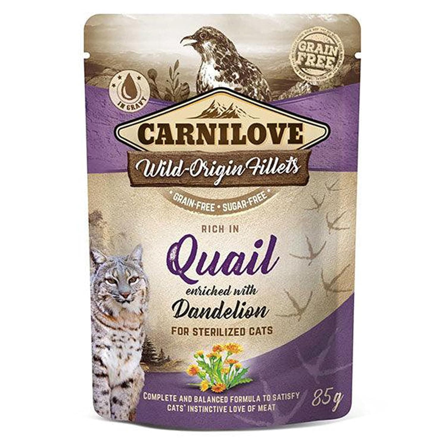 Carnilove Wet Food for Neutered Cats, 85 g