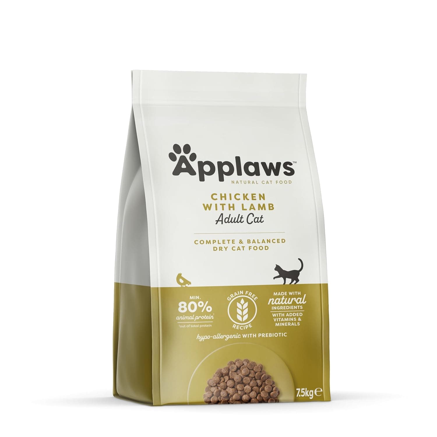 Applaws Cat Dry Food Chicken with Lamb - 7.5 Kg