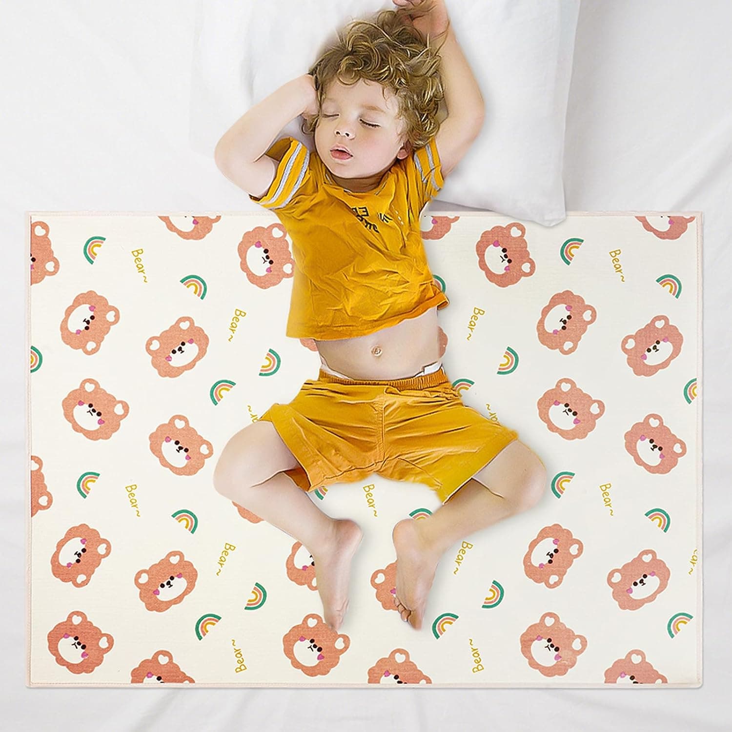 Aolso Potty Training Bed Pads, Bed Protector for Kids, 65 * 90cm Bed Wetting Mattress Protector Bed Wetting Sheets Mats, Absorb Water Pads Toddler Sheet Protector Toilet Training