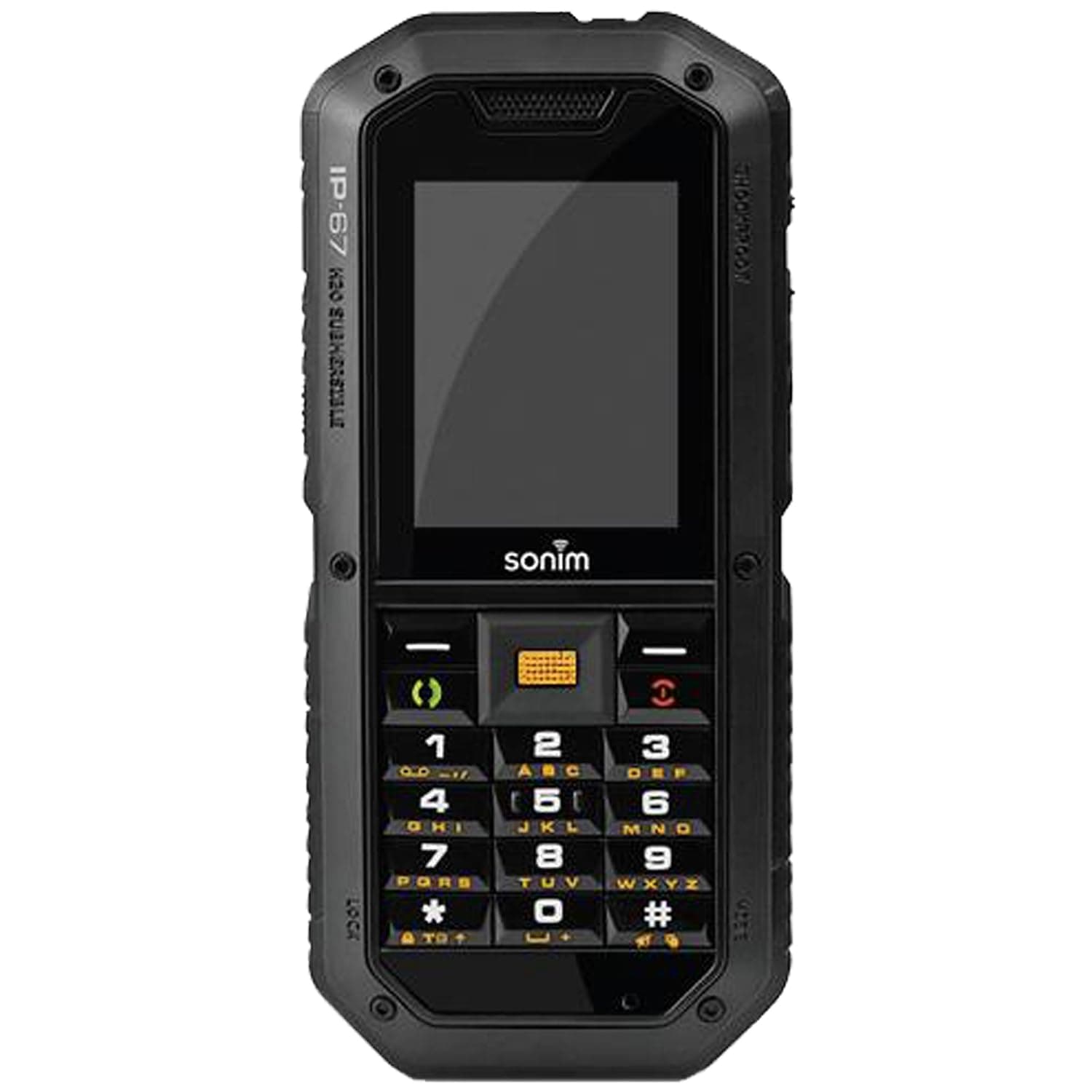 Sonim XP2.10 Spirit Black IP67 Rugged Factory Unlocked 3G 2G GSM SIMFREE Cell Phone