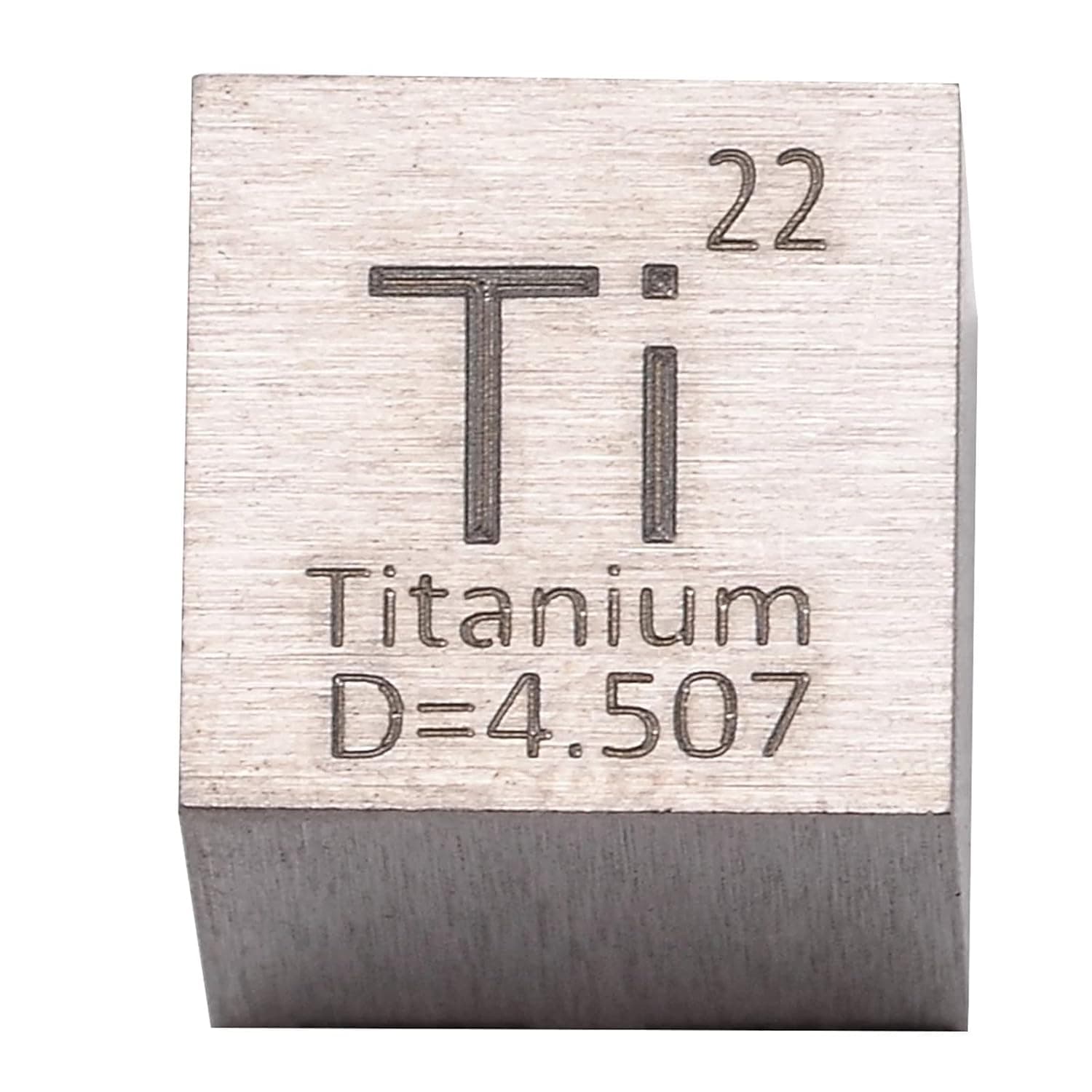 Titanium 10mm Density Cube for Element Collections Lab Experiment Material Hobbies Simple Substance Block Display DIY