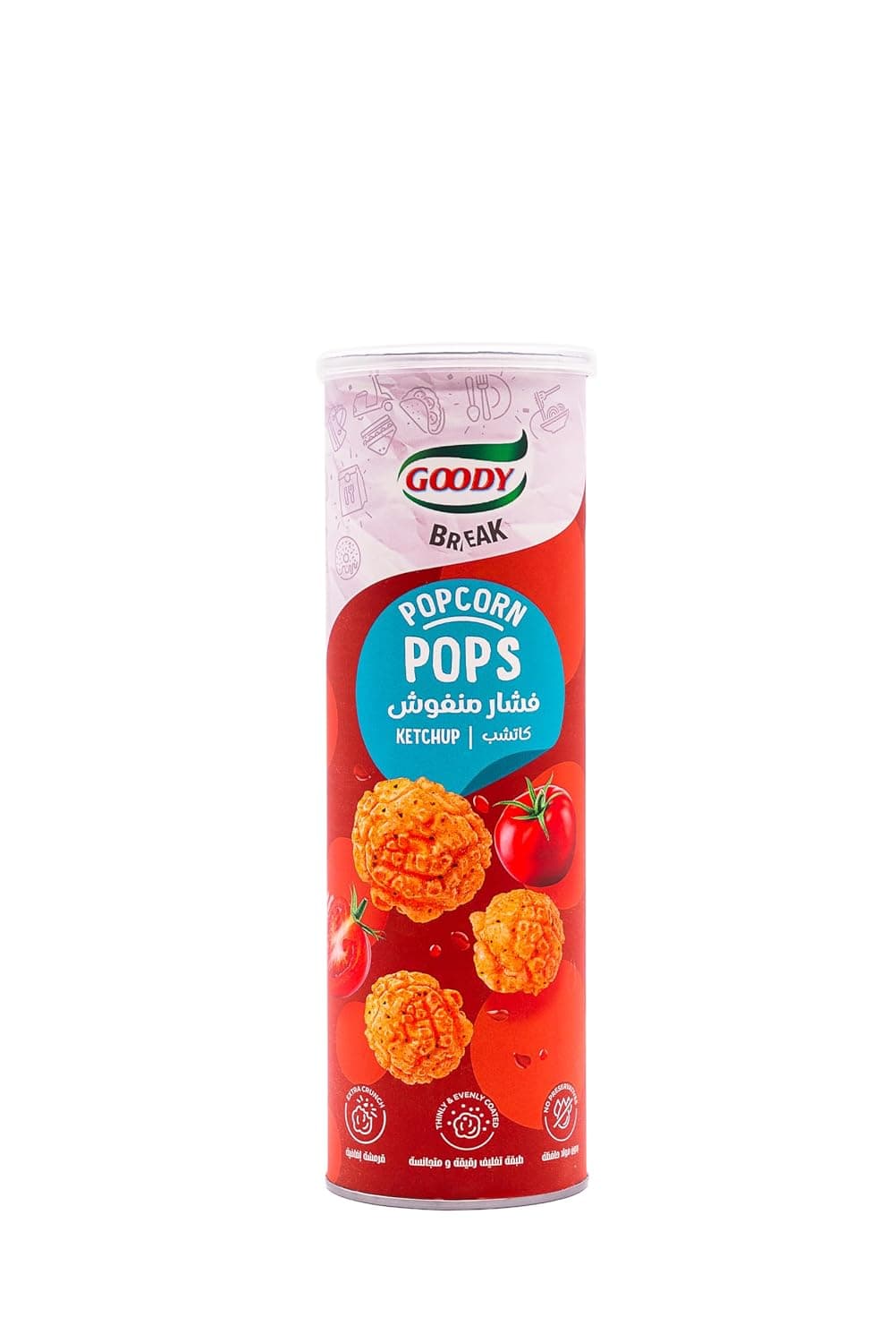 GOODY POPCORN POPS KETCHUP 70G