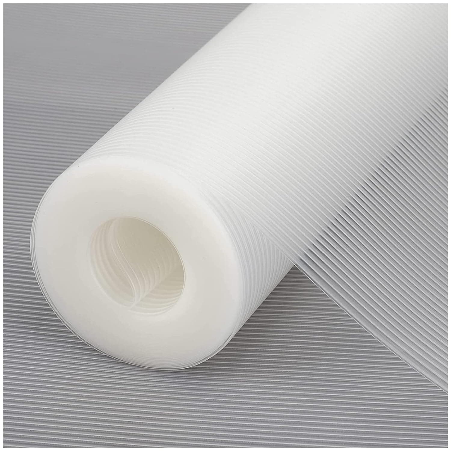 بطانة رفوف غير لاصقة للادراج من اي ايه كيو كيو دبليو دبليو واي، بطانة خزانة من مادة ايفا قابلة للغسل، بطانة رفوف غير قابلة للانزلاق للخزائن (شفافة) (45 × 610)