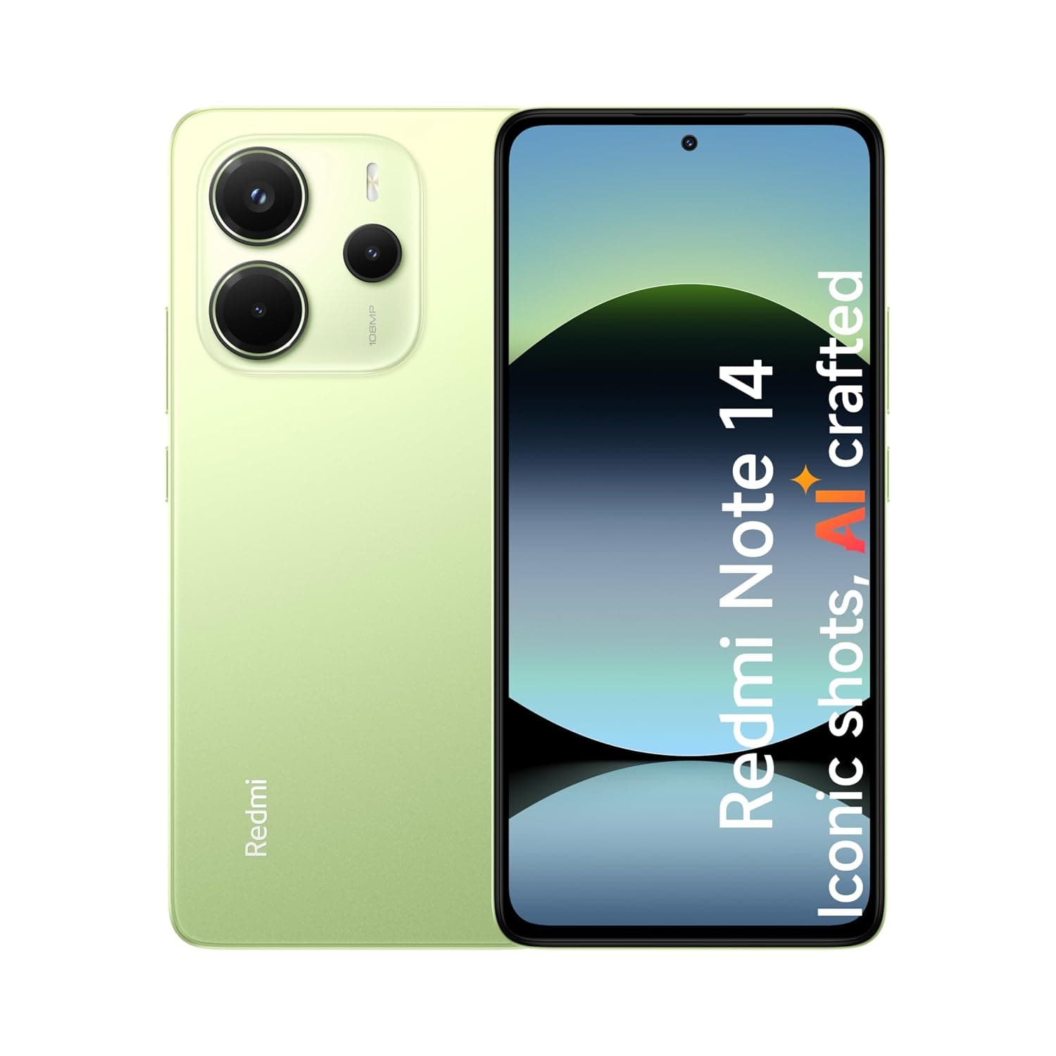 Redmi Note 14 Lime Green 8GB RAM 256GB 4G - Global Version