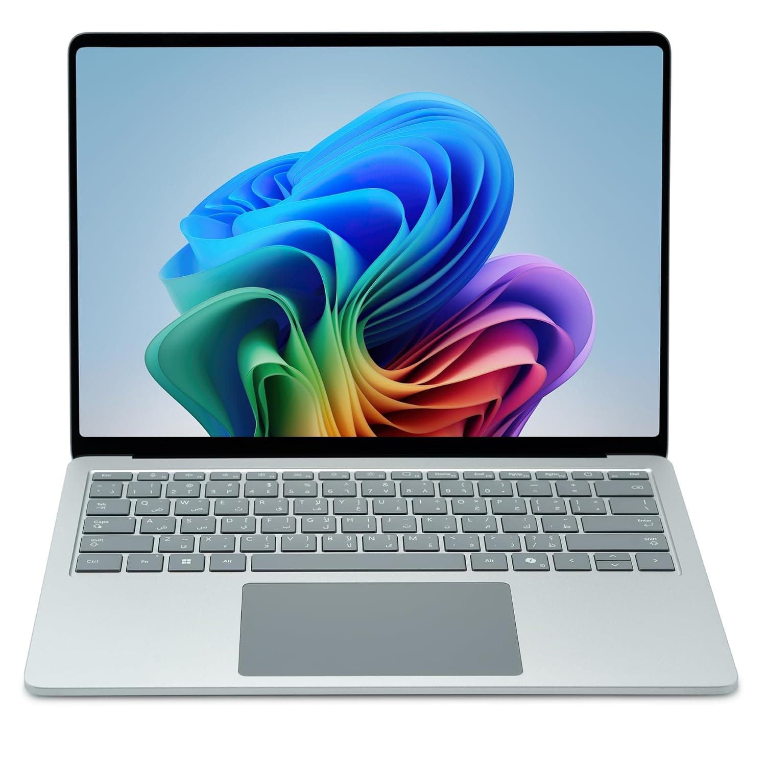 Microsoft Surface Laptop 15" (8th Edition) | 10 Core | Copilot+PC | 120Hz Touch Display | Snapdragon X2 Plus | 16GB RAM | 512GB SSD | Platinum | KSA Version | (Power Supply Sold Separately)