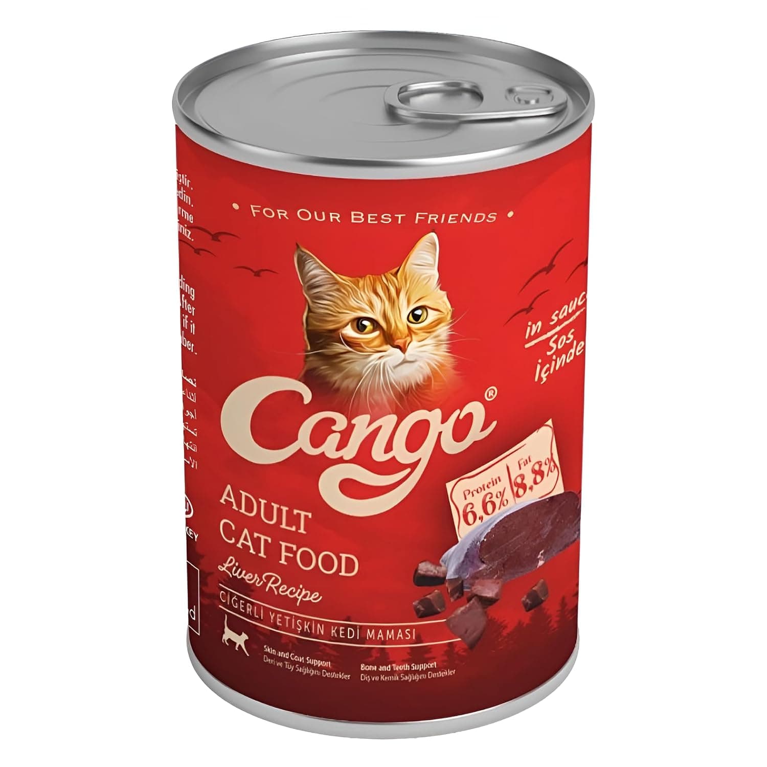 Cango Adult Cat Food Can - Liver Recipe, 415g - Nutritious & Delicious Meal for Adult Cats