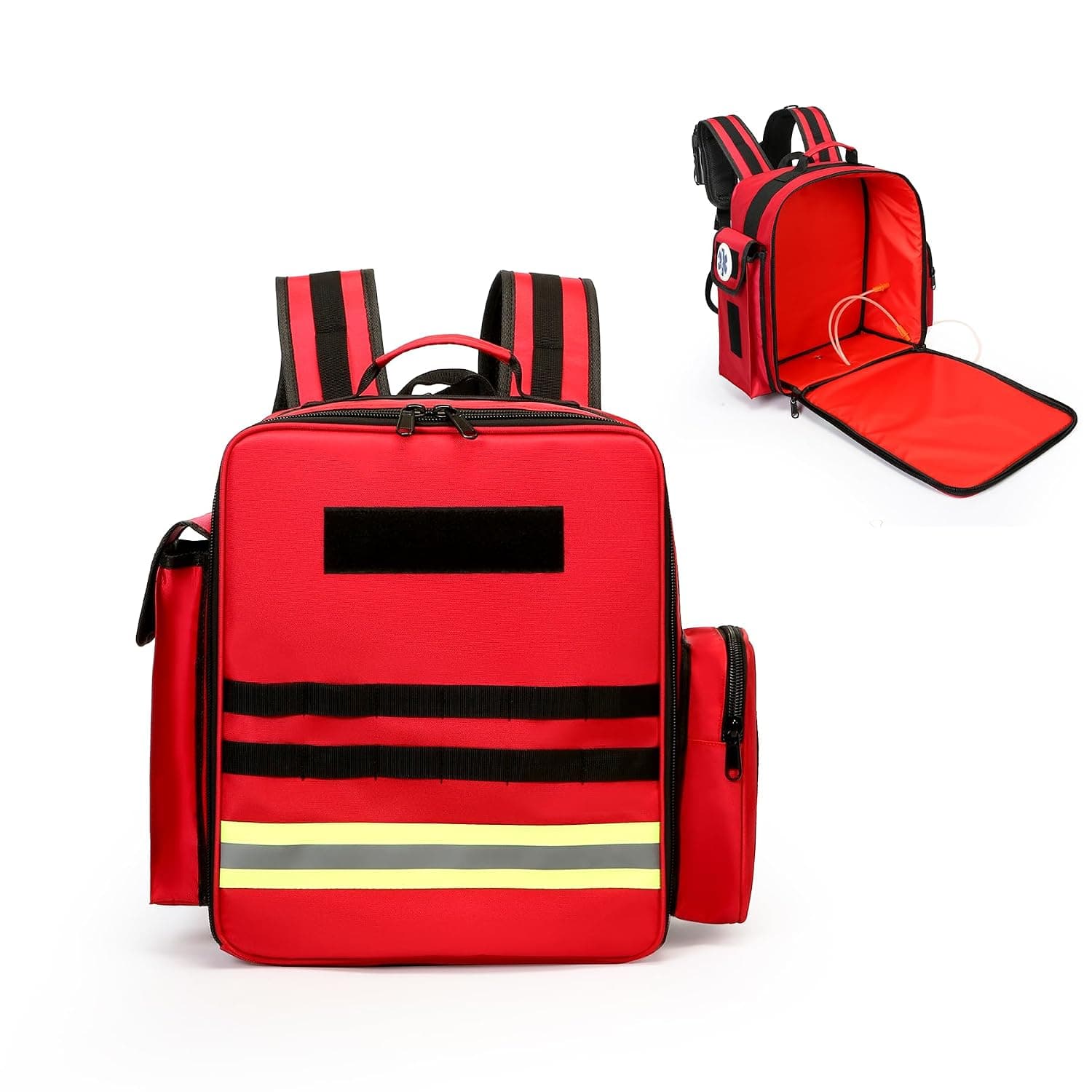 Be-Better High-Capacity Heavy-Duty ECG Backpack Medical Equipment Case First Aid Backpack Empty Medical Bag,Emergency Responder Bag for Nursing Student,Therapist,Doctors