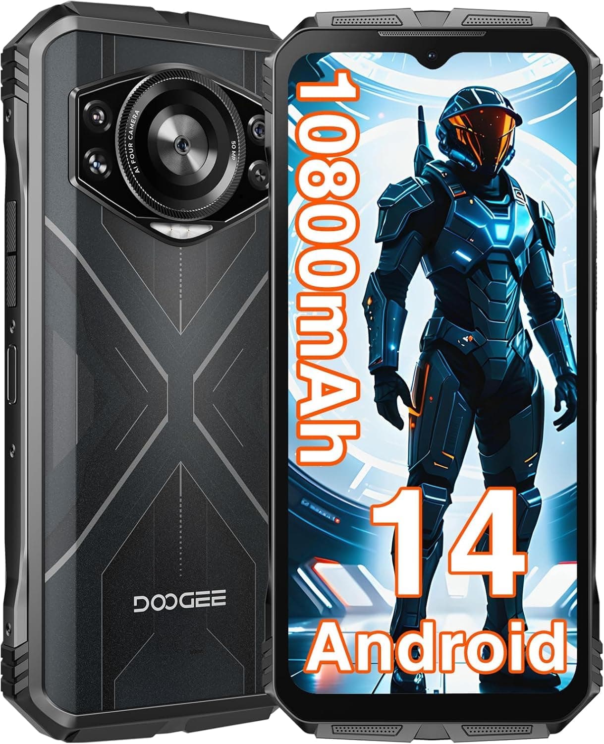 S Cyber 20GB+256GB Smartphone 6.58 inch Android 14 Spreadtrum T606 Octa Core Side Fingerprint 4G NFC 50MP 10800mAh Smartphone