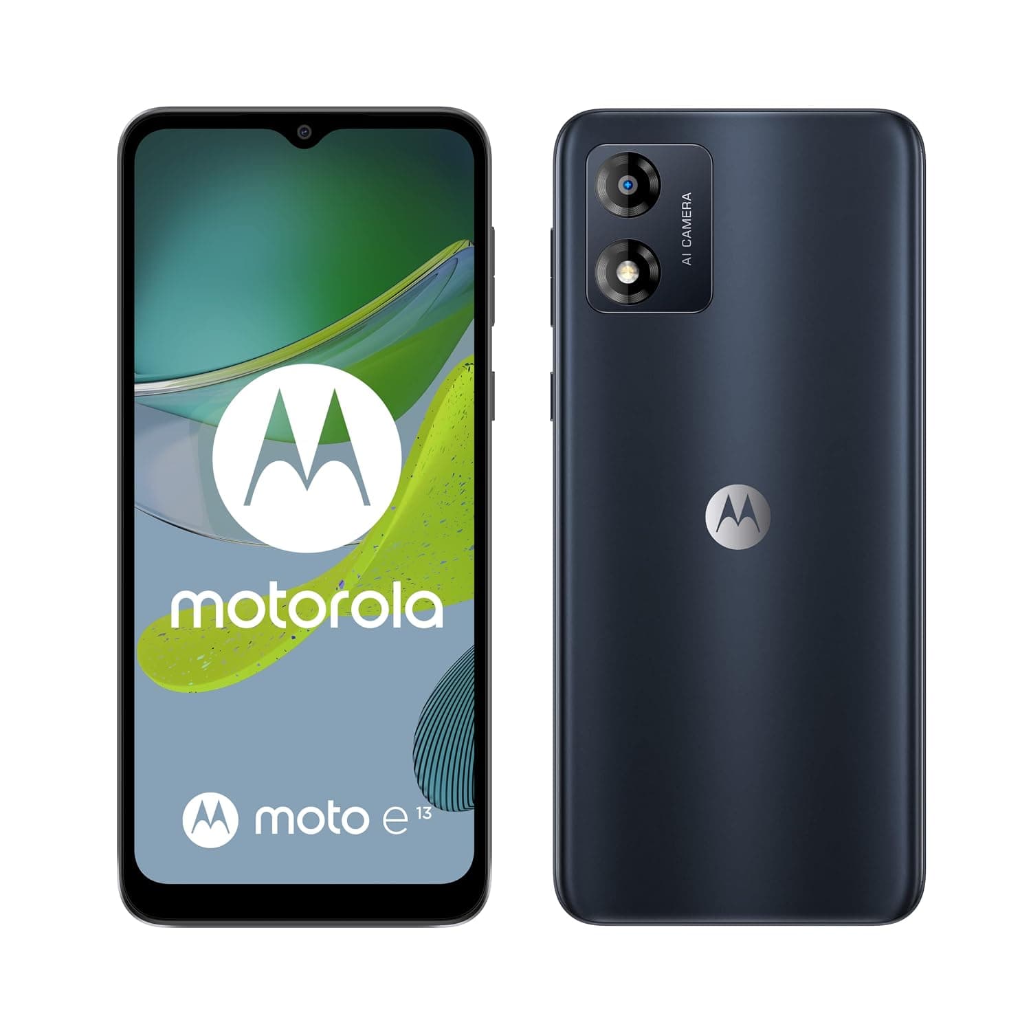 Motorola Moto E13 Dual SIM 64GB ROM + 2GB RAM Factory Unlocked 4G Smartphone Cosmic Black - International Version