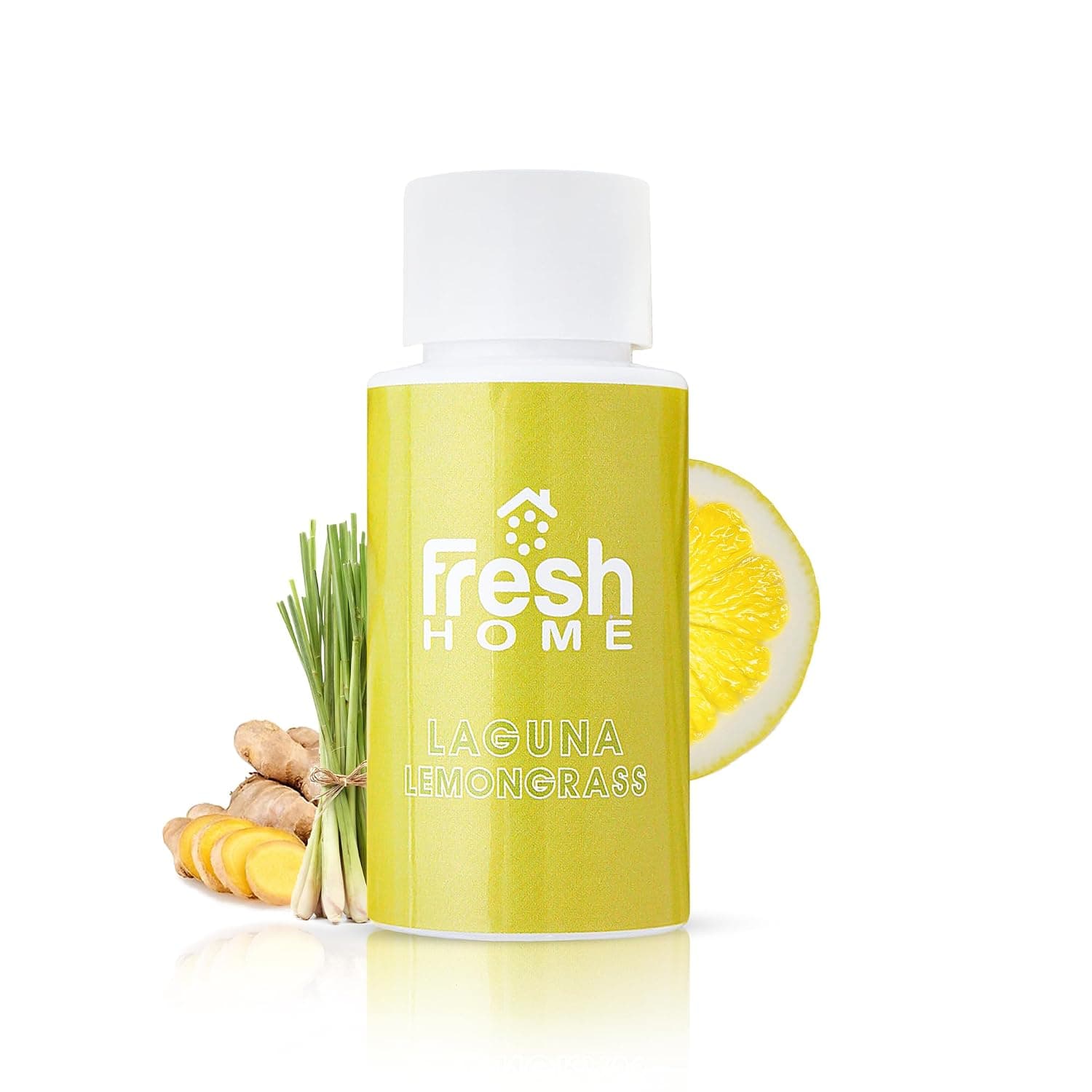 California Fresh Home Laguna Lemongrass Diffuser Oil - Natural Fragrance for Home Diffuser with Fresh Lemons, Lemongrass & Ginger – 40 ml