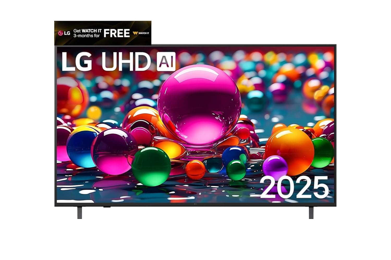 LG 43UA80006LC 43 inch UHD AI UA80 4K Smart TV AI Voice ID AI Search HDR10 Pro Home Hub webOS25 2025