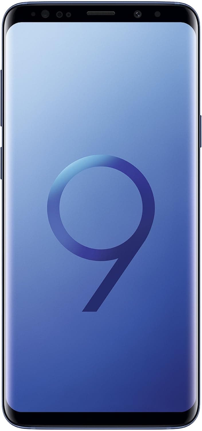 SAMSUNG Galaxy S9 Plus 128Gb Sm G965F Factory Unlocked 4G Smartphone (Coral Blue)