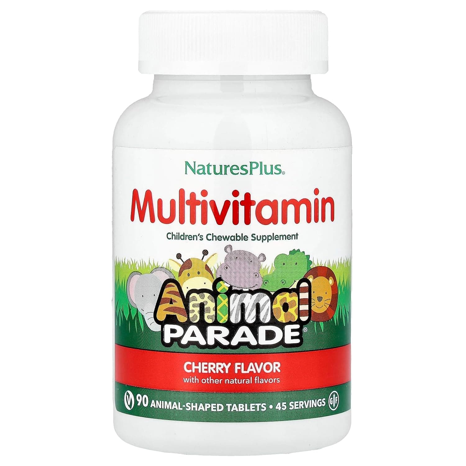 Animal Parade® Children's Chewable Multi - Cherry Flavor 90 Tablets