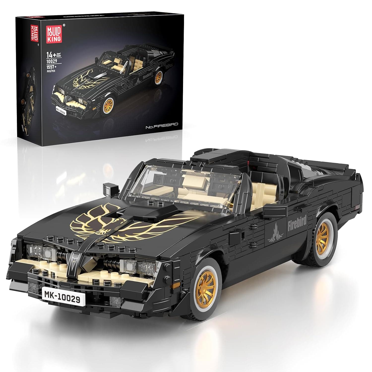 Mould King Car Construction Set, Sports Car Construction Set, 1557 Pieces, Model Car for Adults & Children from 14, Speed Champion Cars Collector's Set (10029)