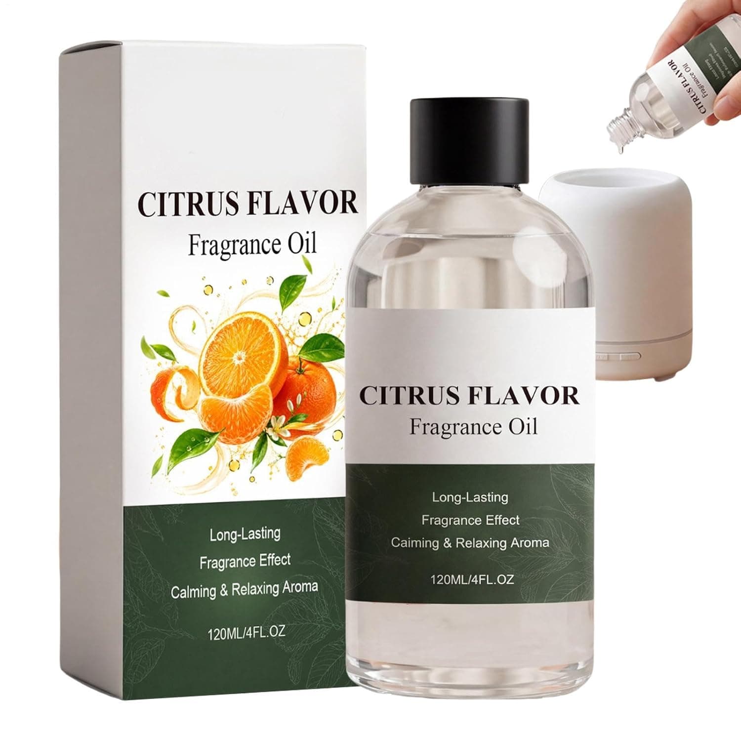 Fragrance Oil for Diffuser 120ml Soothing Relaxation | Calm Down Fragrance Liquid Oil for Candle Making Yoga Meditation Bedroom Living Room Dorm Apartment Home
