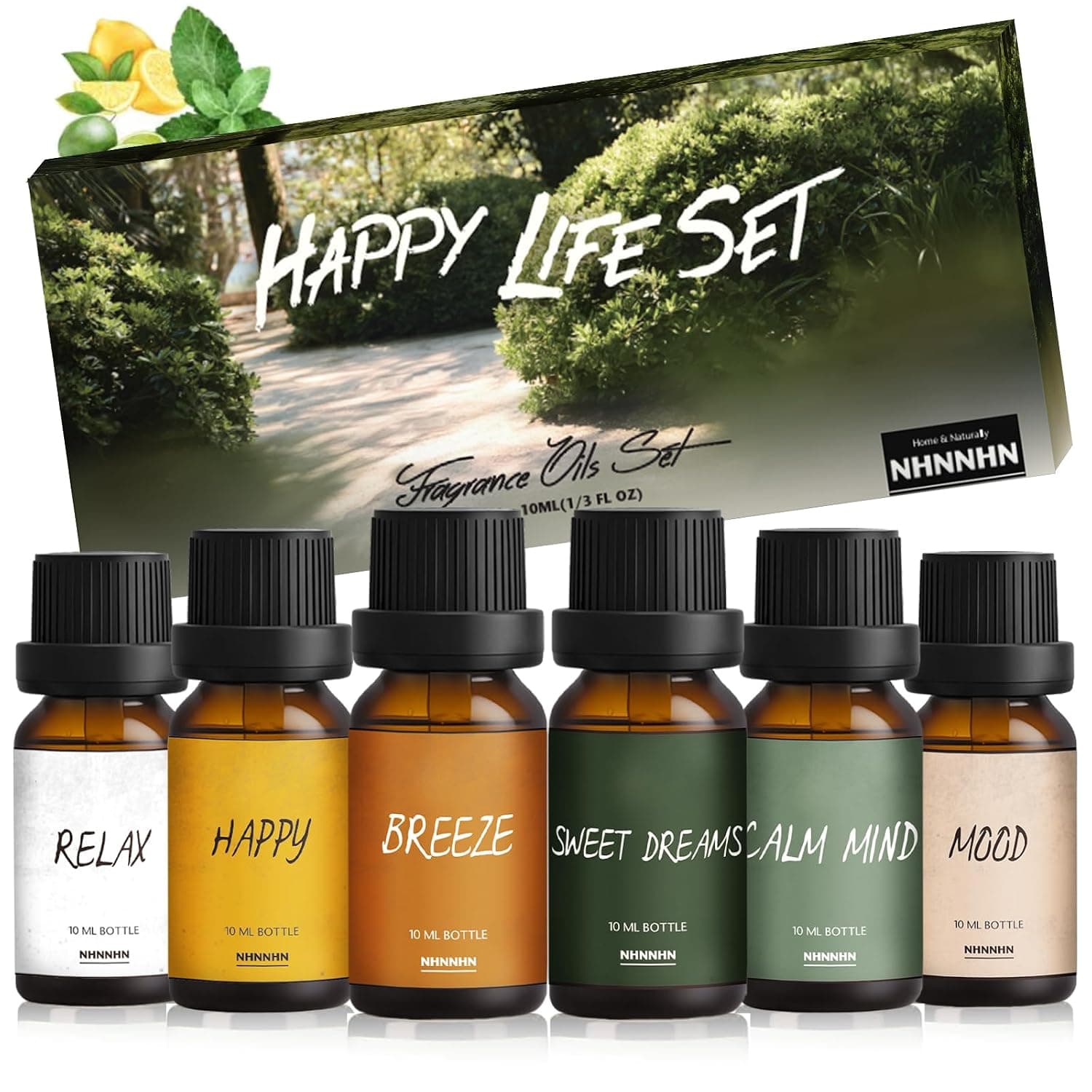 Essential Oils for Diffuser for Home, Long-Lasting, Natural Home Fragrance Oil Scent for Ultrasonic and Waterless Diffusers and Crafting