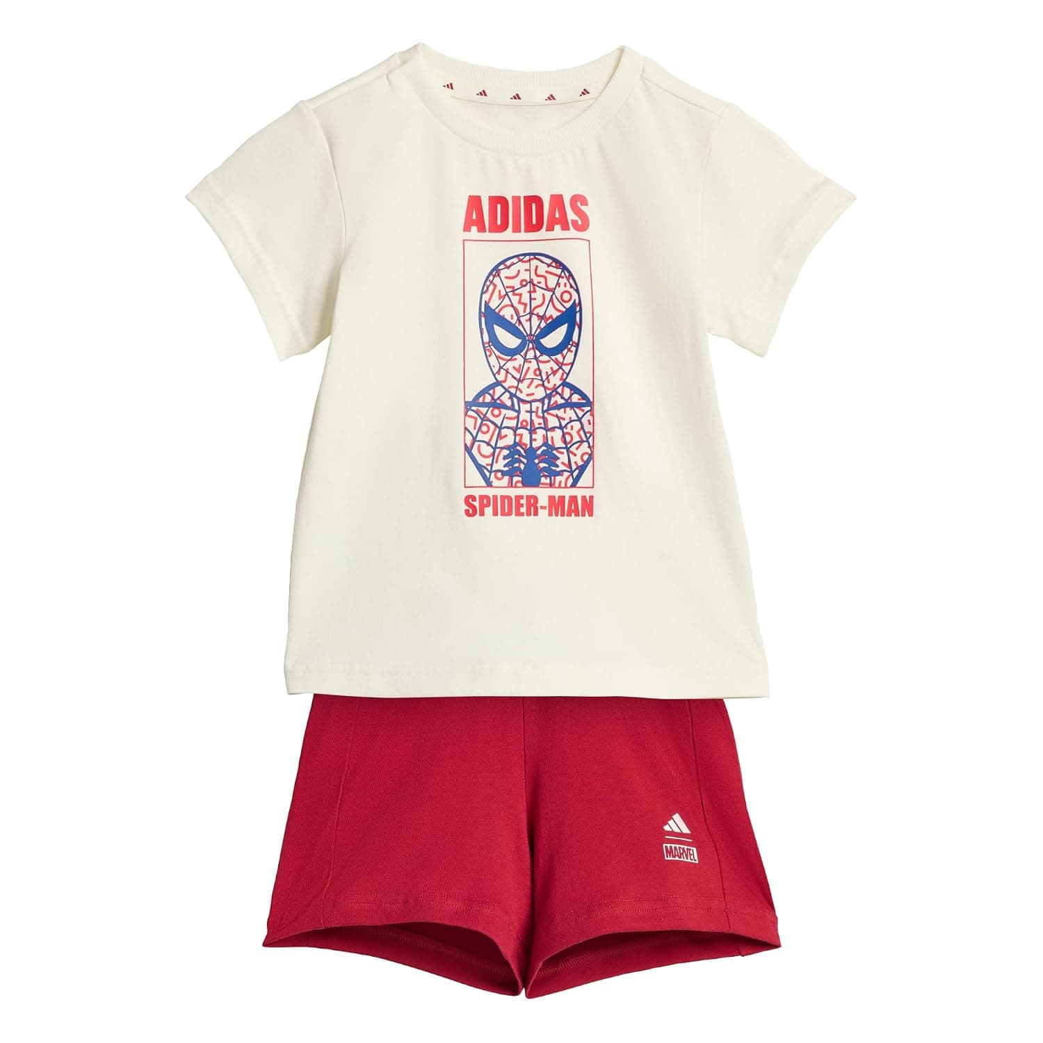 adidas Unisex-Baby ADIDAS MARVEL SPIDER-MAN T-SHIRT SET Suits