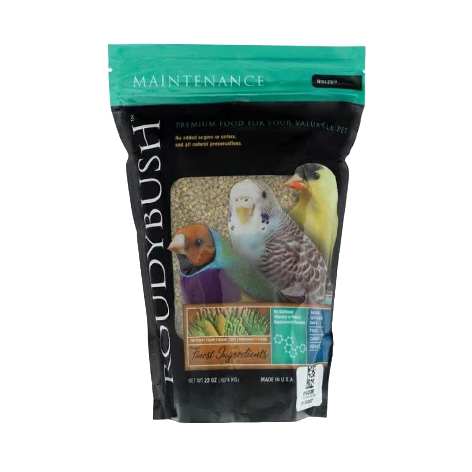Roudybush Daily Maintenance Bird Food, Nibles, 22-Ounce by Roudybush, Inc. (English manual)